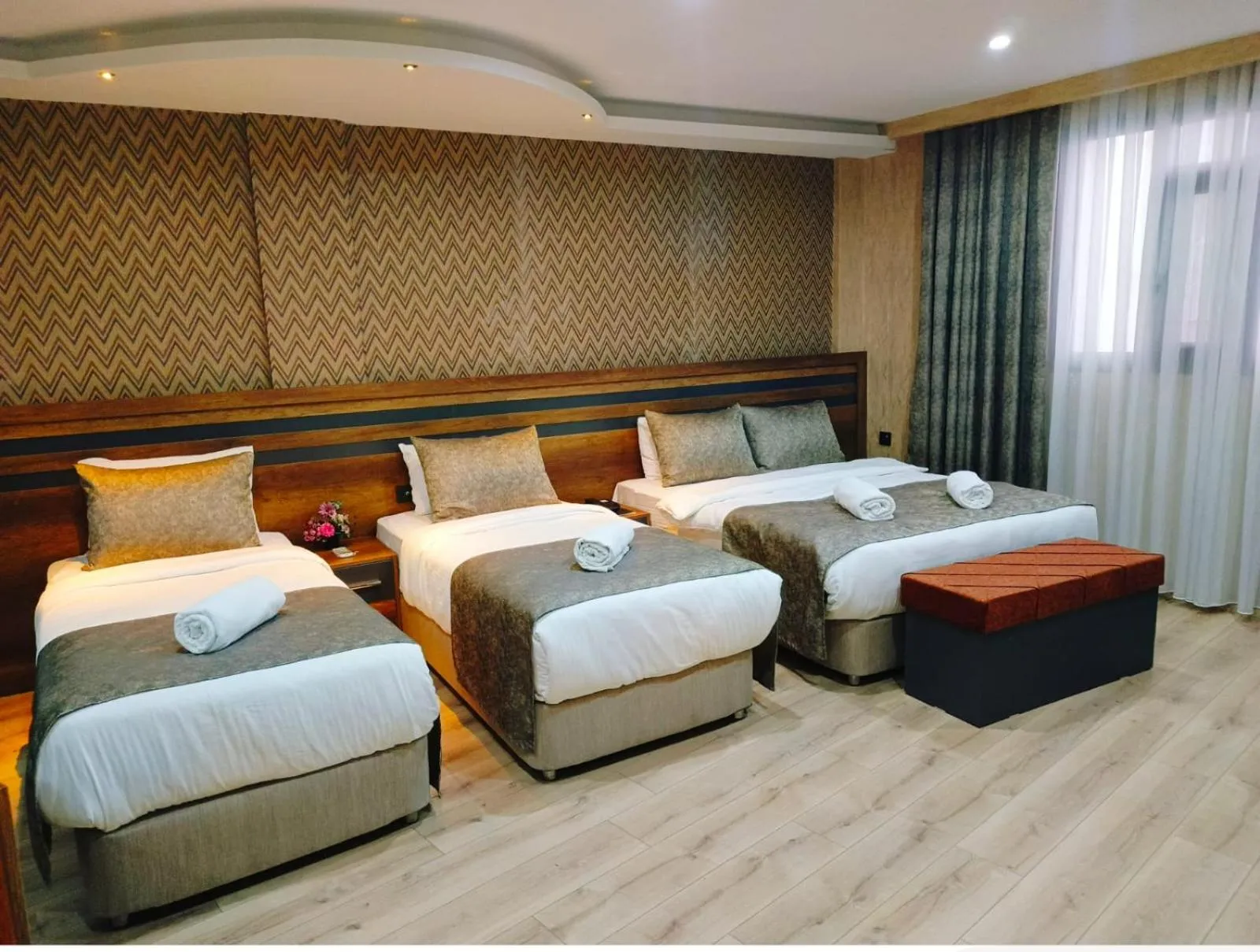 Bed in Vizyon Park Otel