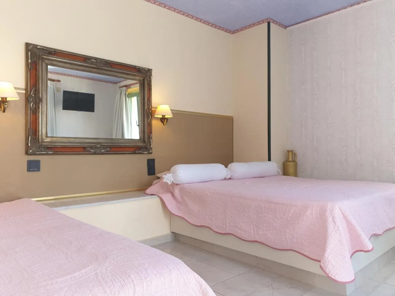 Bedroom, Bed in Private Studio Korifi sea view