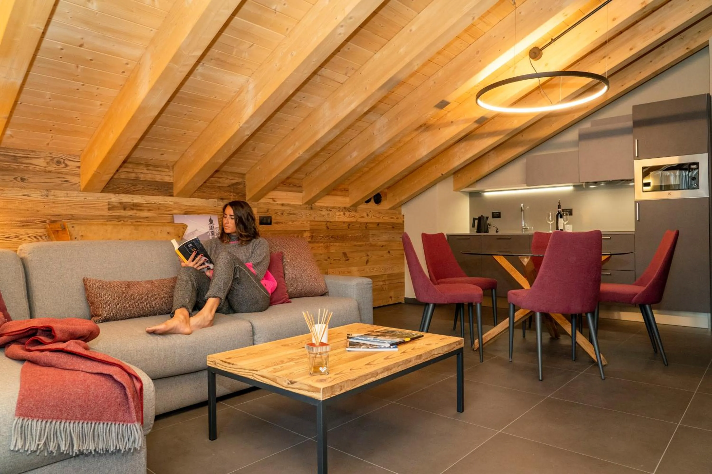 Living room in Nira Mountain Resort Futura