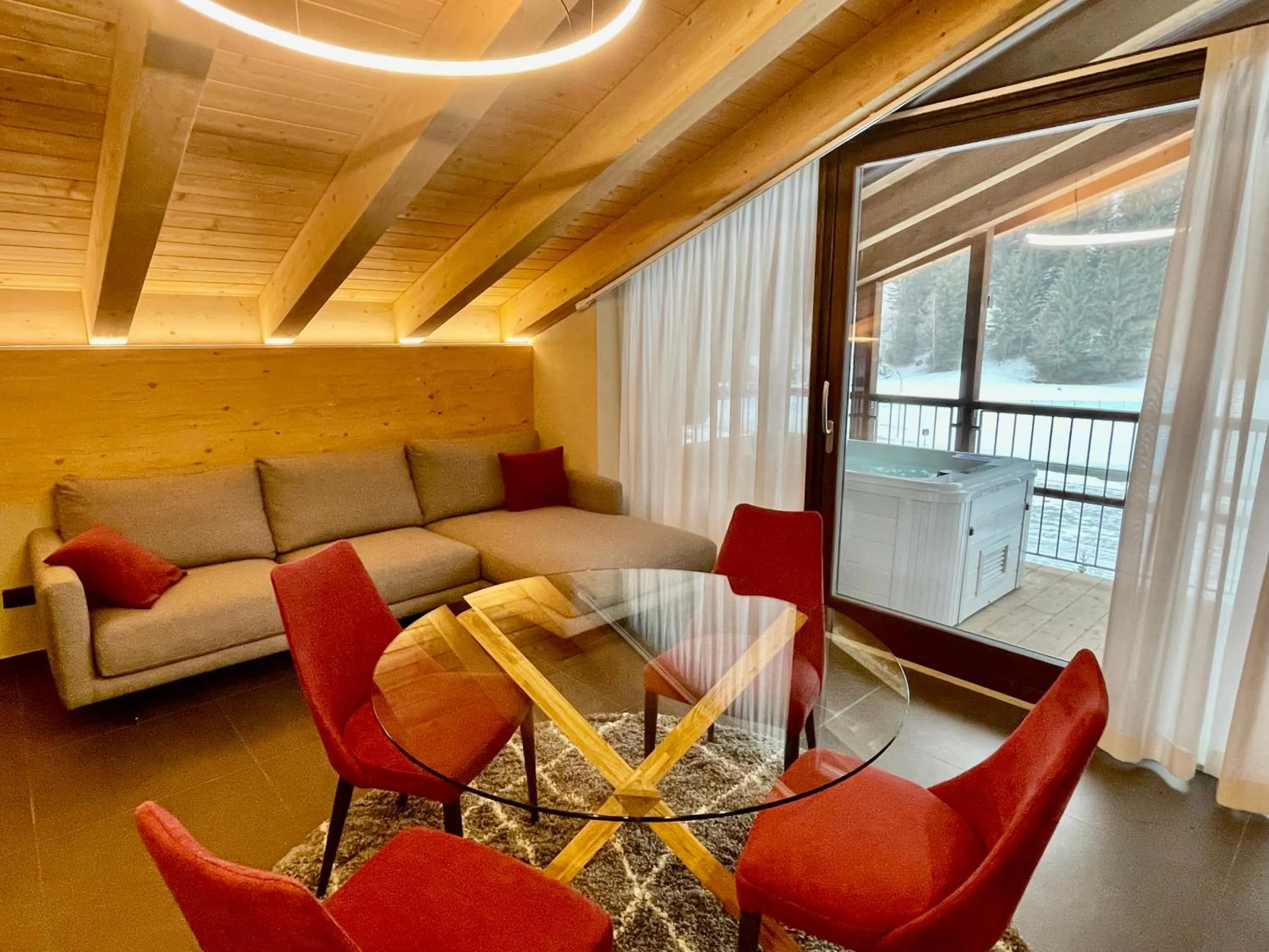 Living room in Nira Mountain Resort Futura