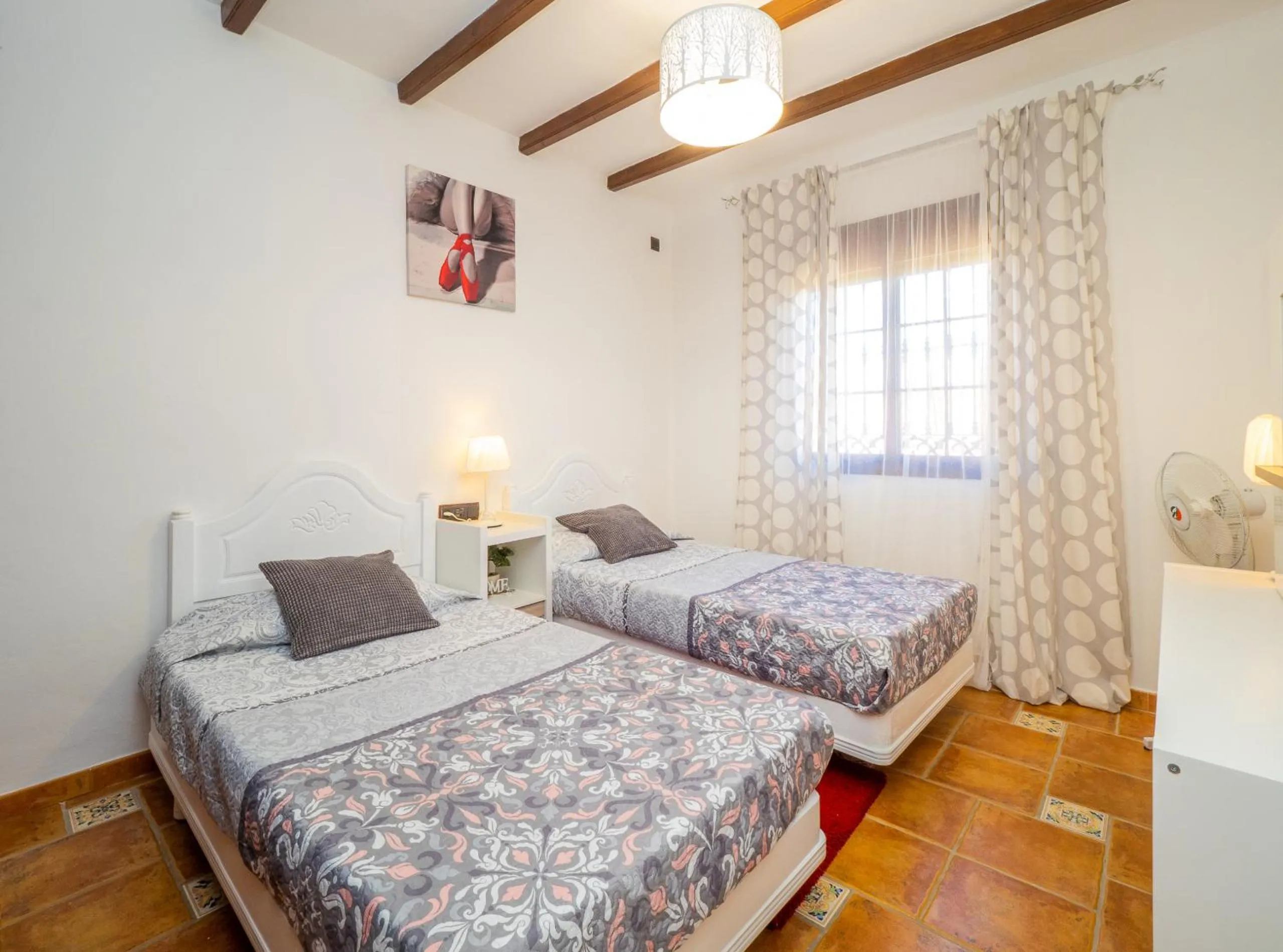 Bed in Cubo's Casa Rural Sol