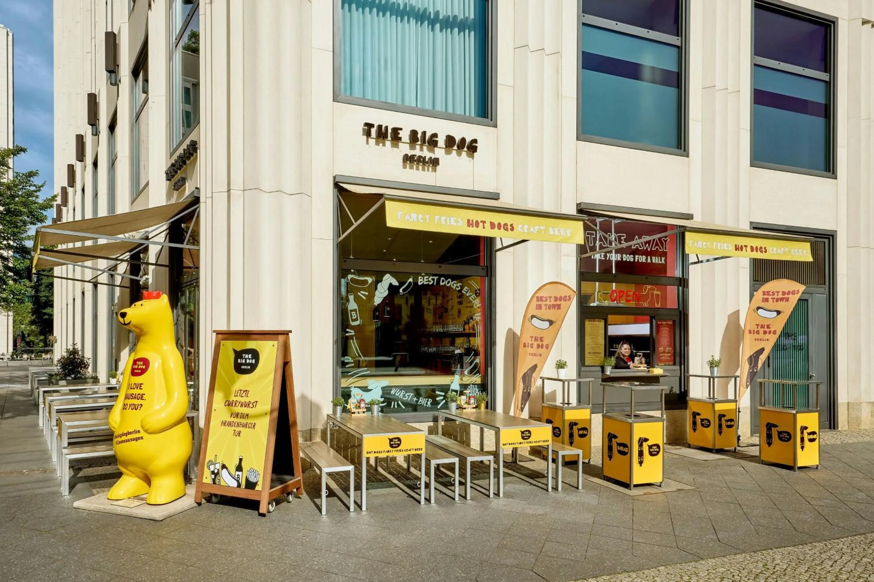 Restaurant/places to eat in Berlin Marriott Hotel