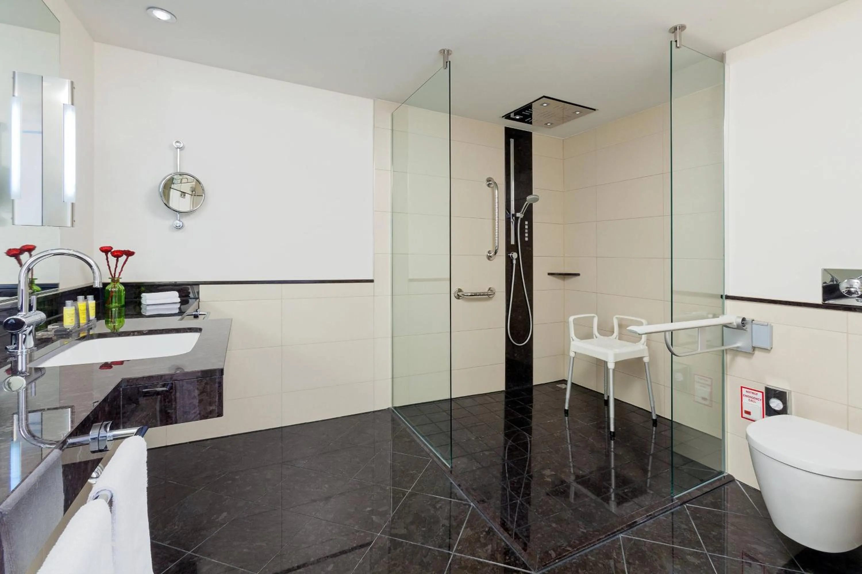 Bathroom in Berlin Marriott Hotel