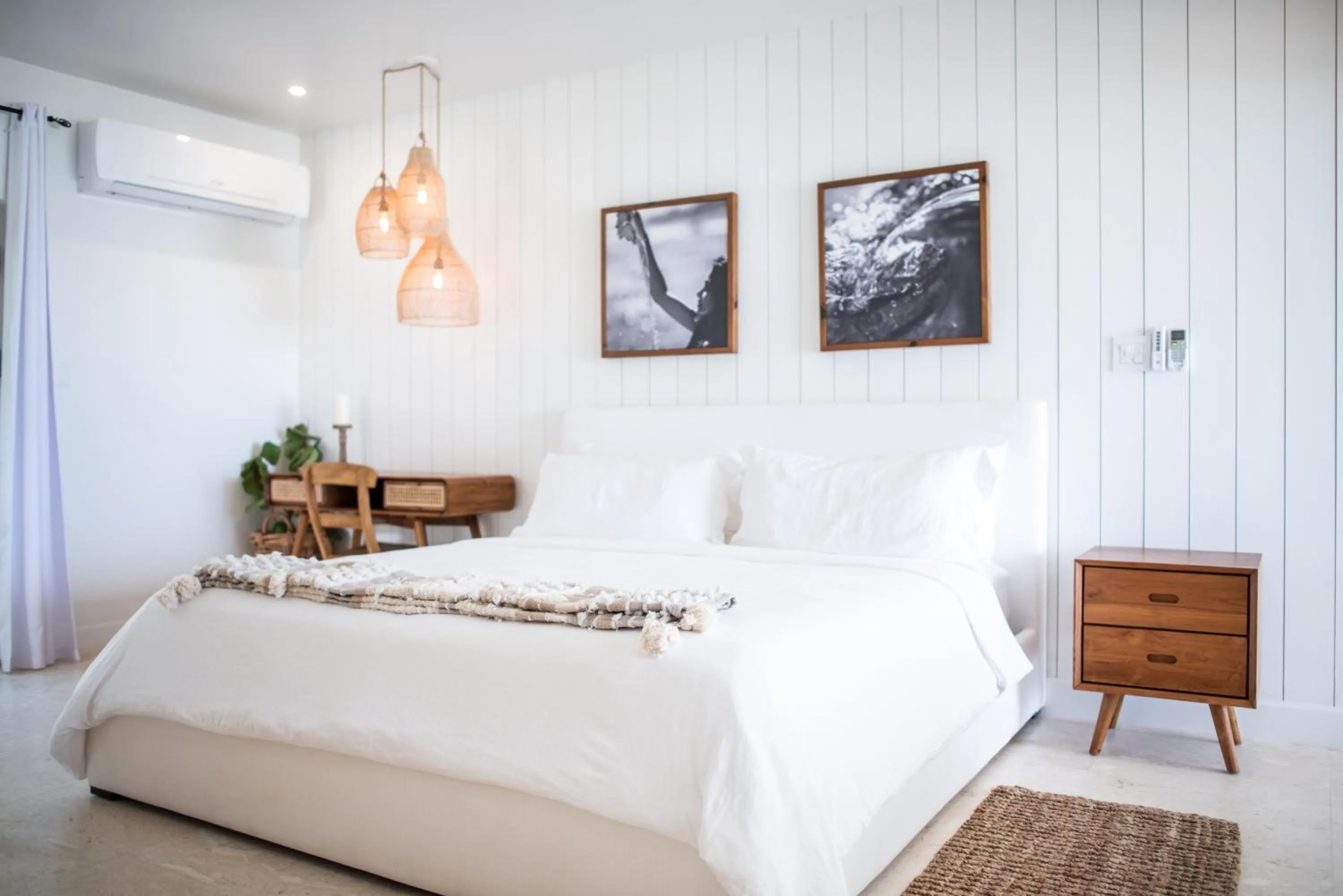 Bed in Long Bay Beach Resort