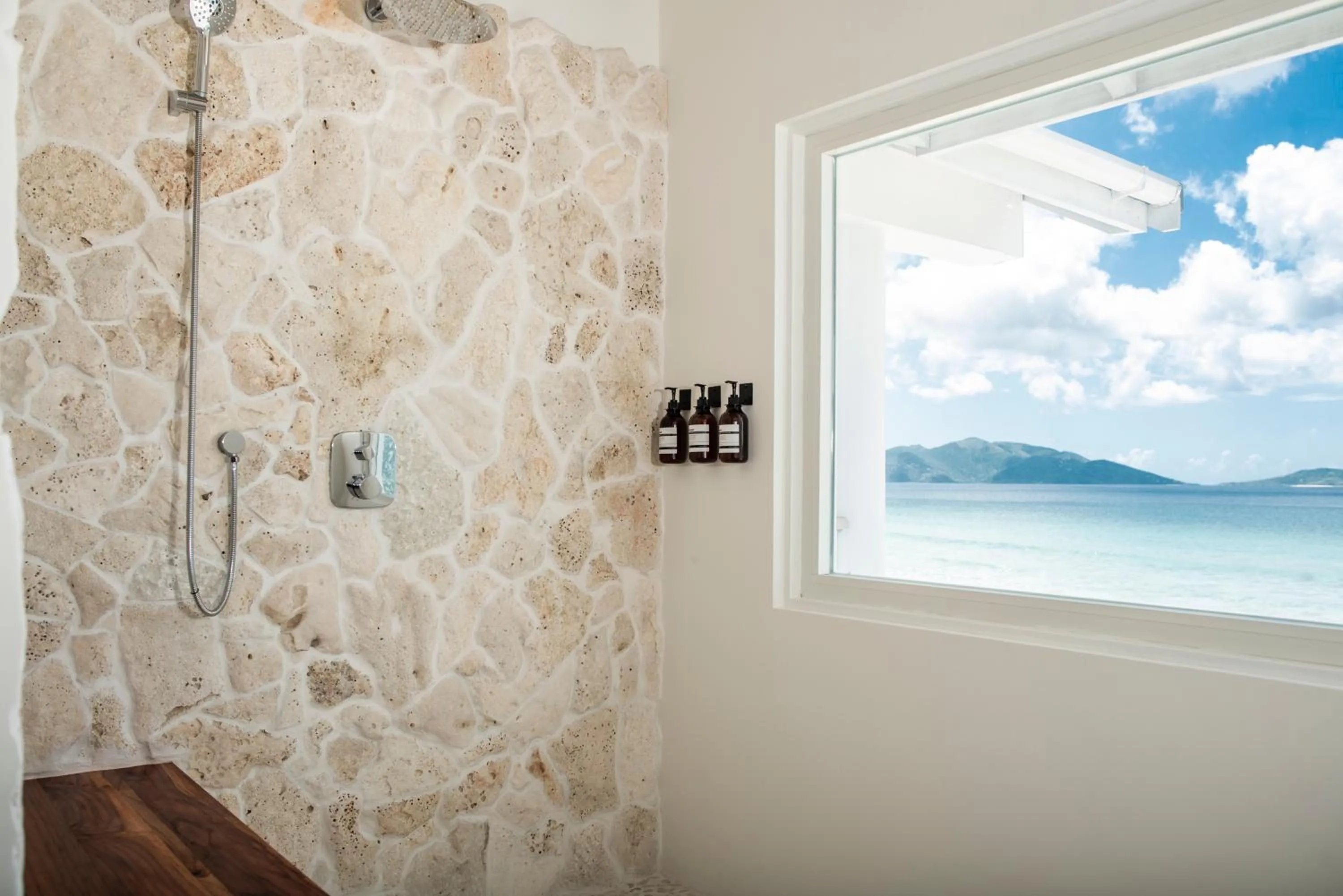 Shower in Long Bay Beach Resort