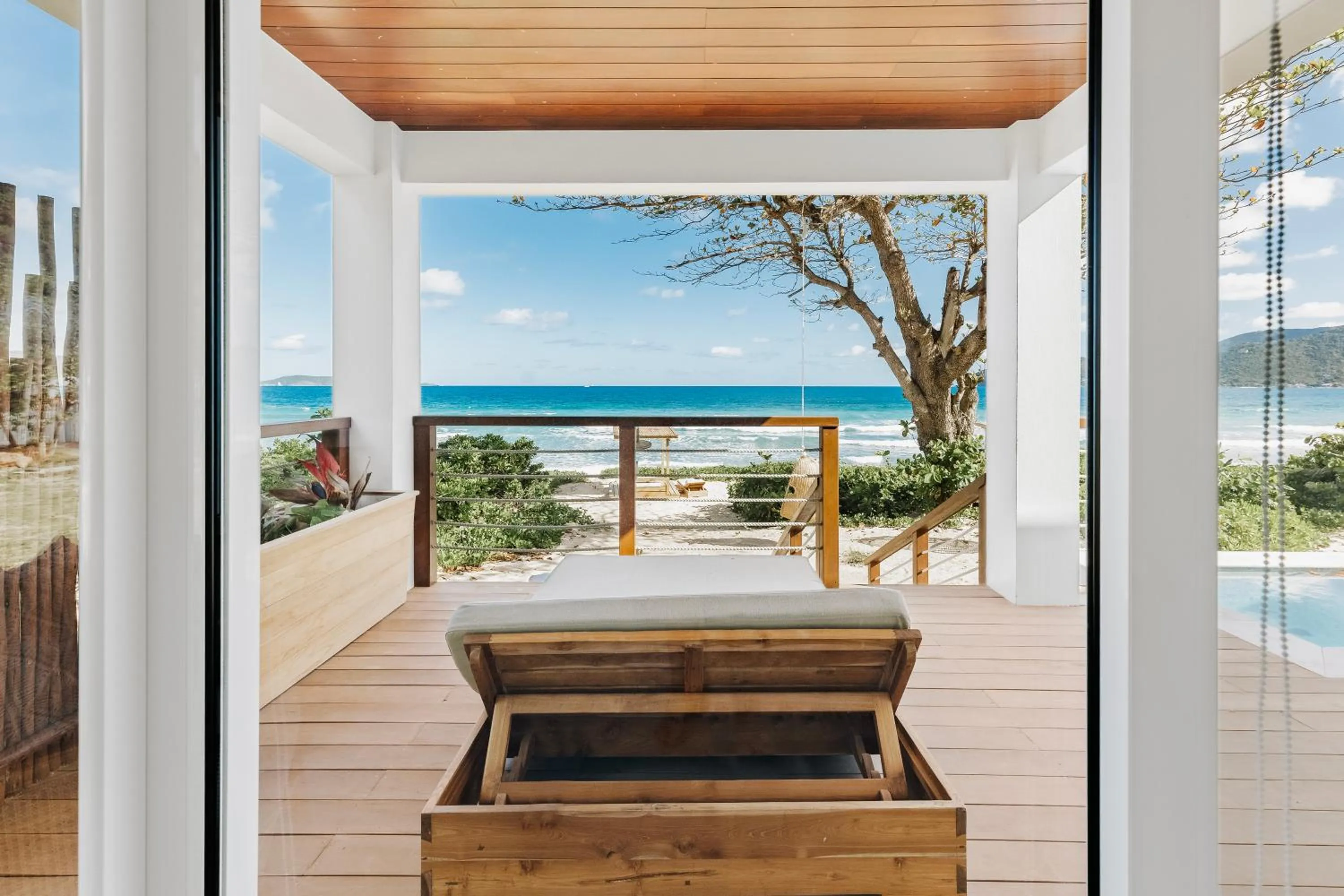 Patio in Long Bay Beach Resort