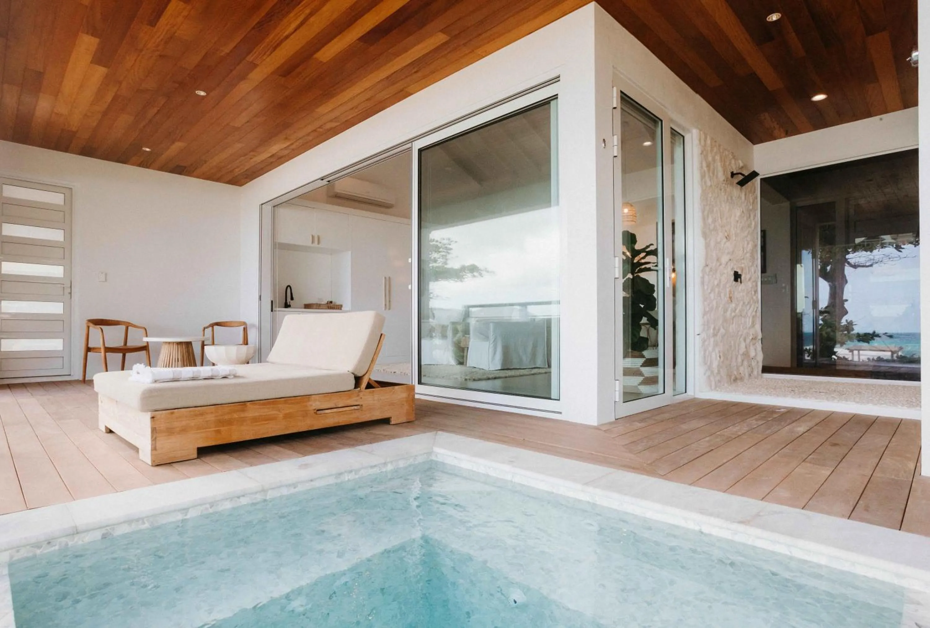 Patio in Long Bay Beach Resort