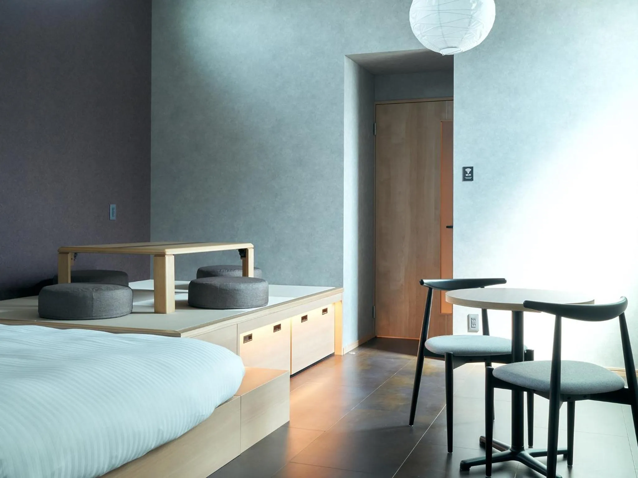 Bed in Rakuten STAY Hakata Gion 101 Superior Room