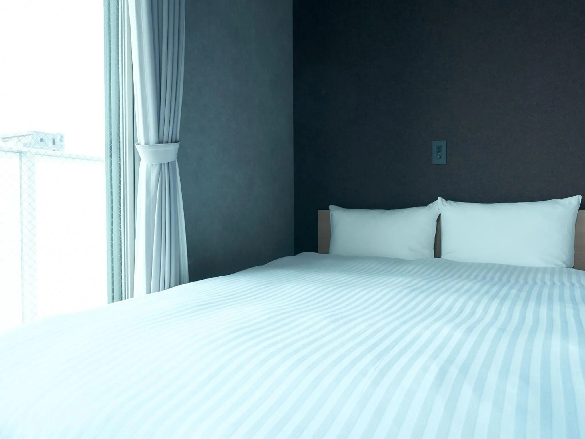 Bed in Rakuten STAY Hakata Gion 101 Superior Room