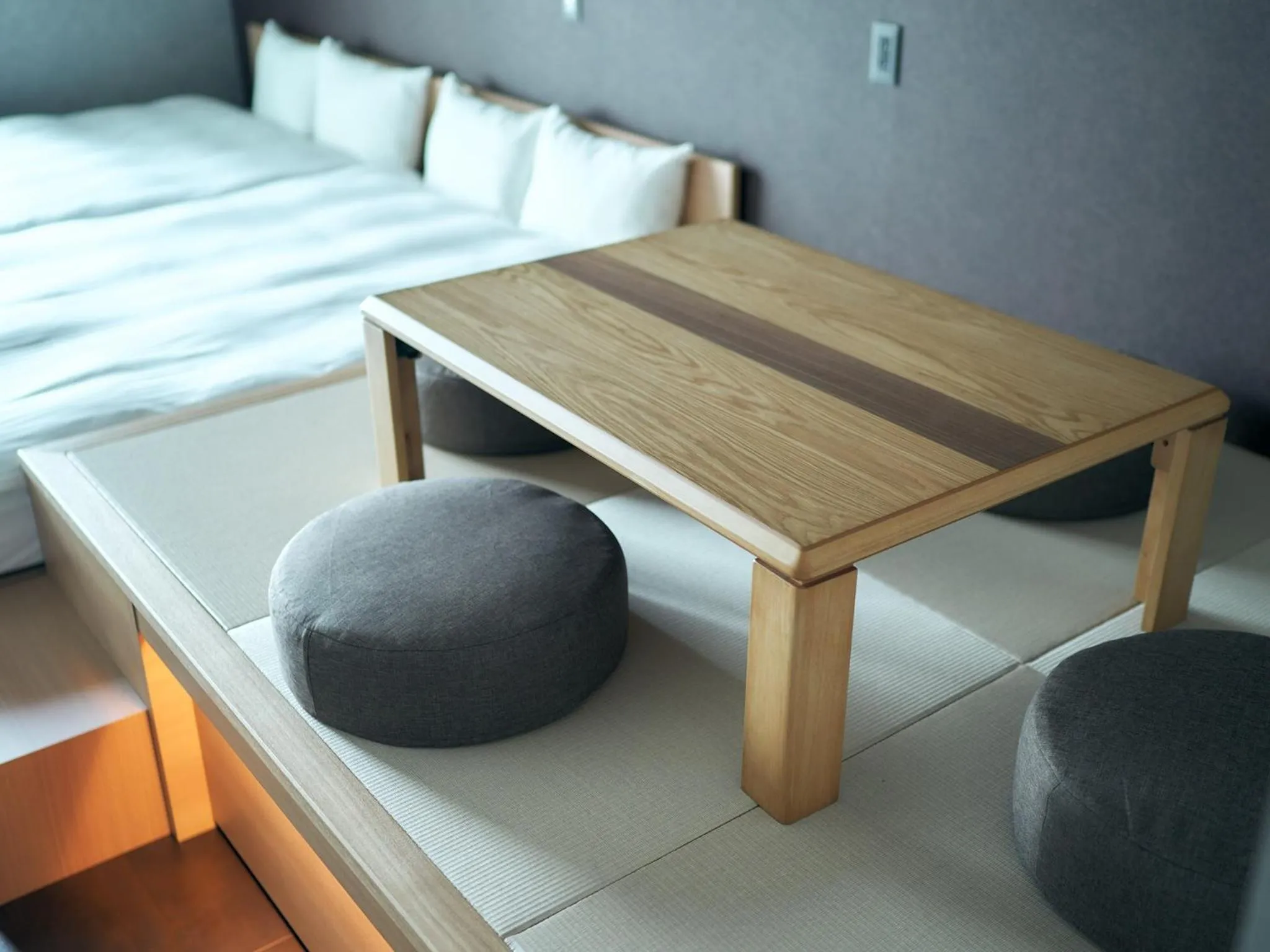 Bed in Rakuten STAY Hakata Gion 101 Superior Room