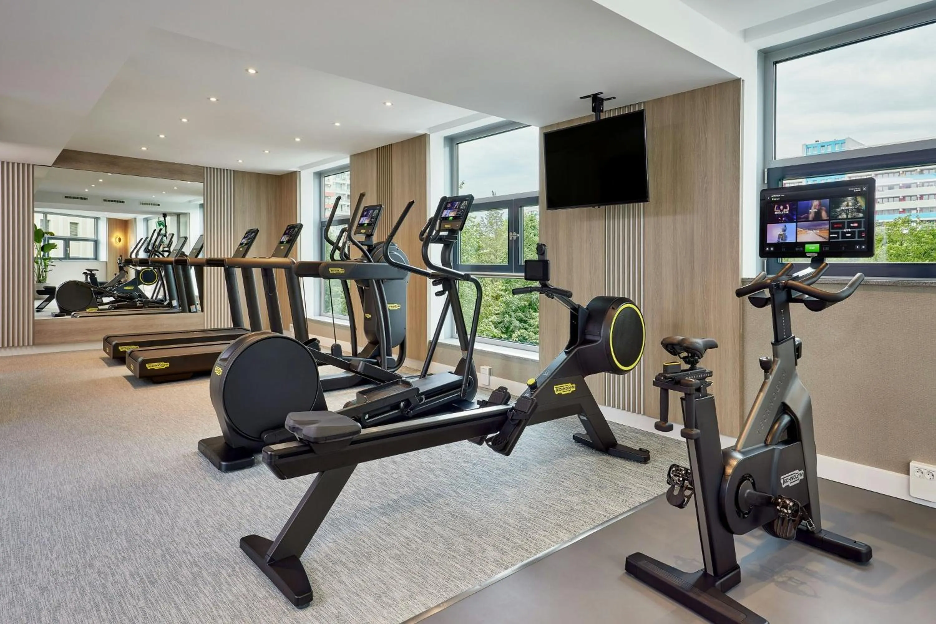 Fitness centre/facilities in Courtyard by Marriott Berlin City Center