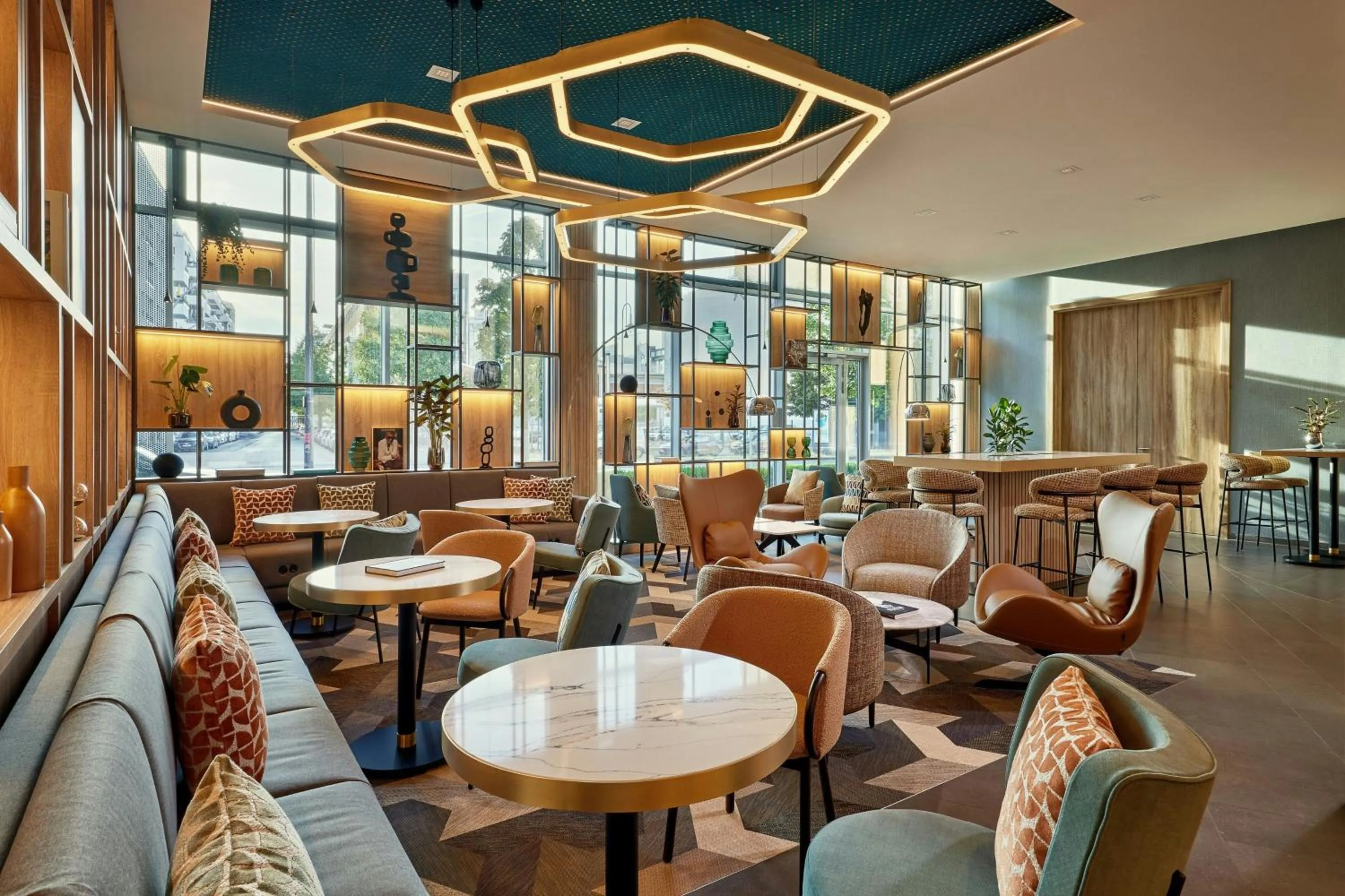 Lobby or reception in Courtyard by Marriott Berlin City Center