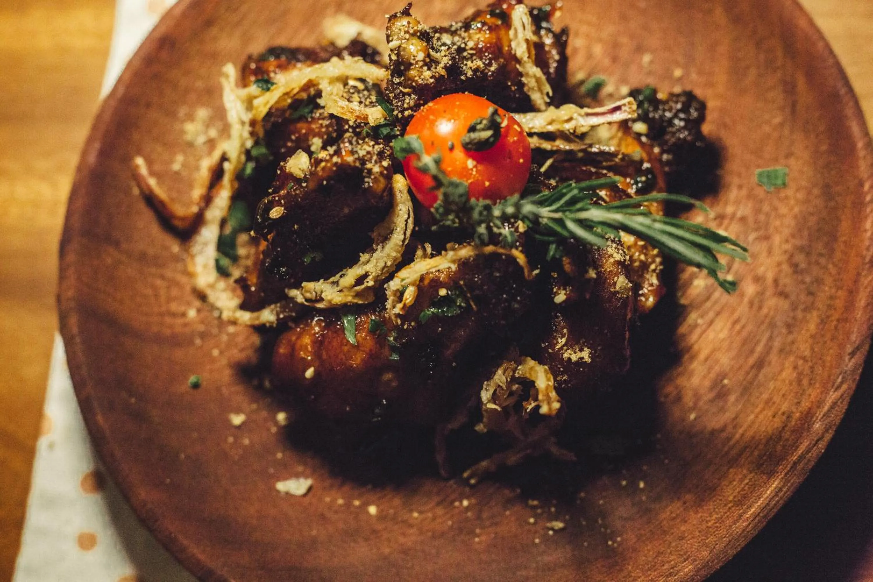 Food close-up in The Nest