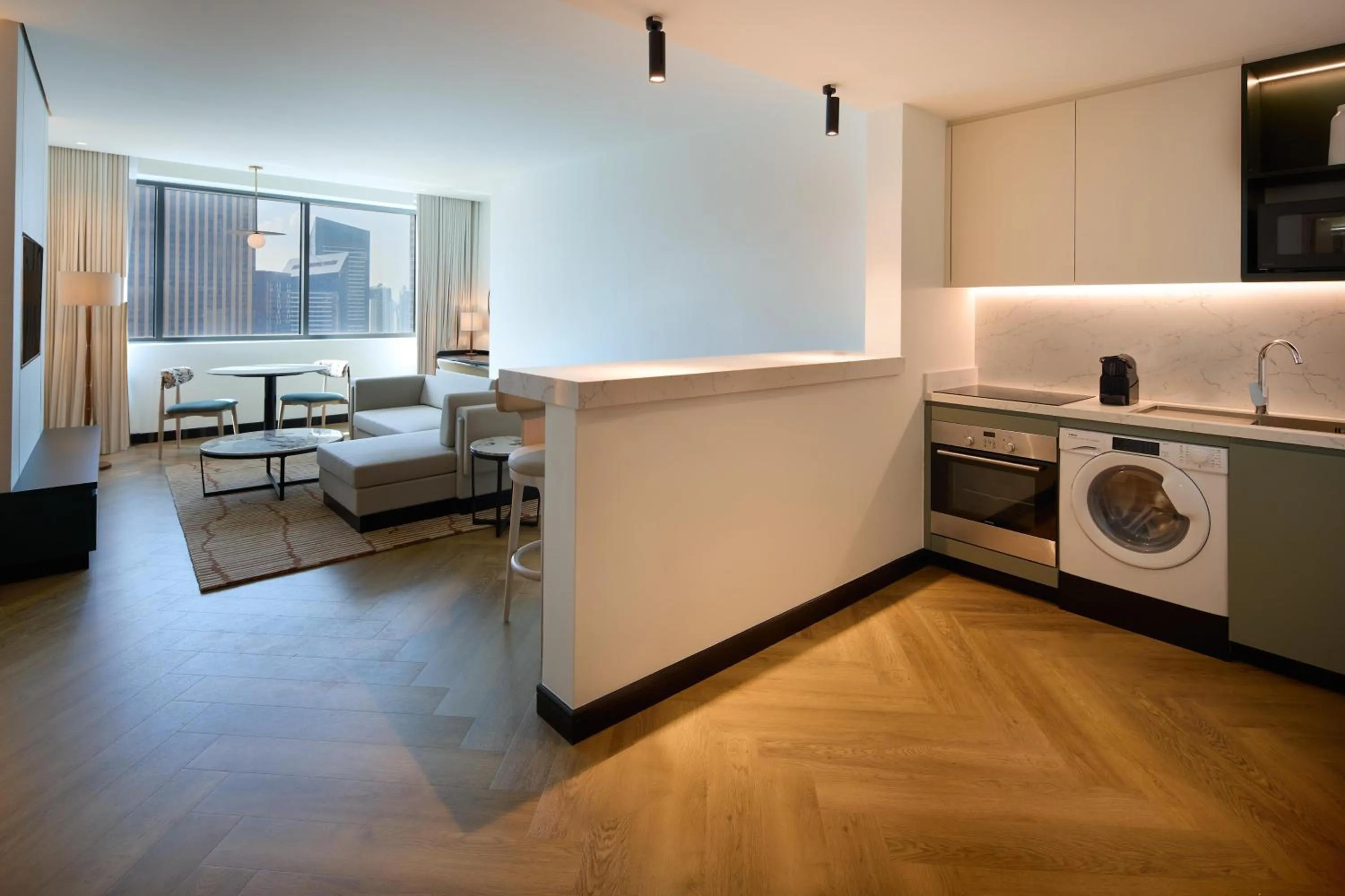 Kitchen or kitchenette in Radisson Blu Residence, Dubai Marina