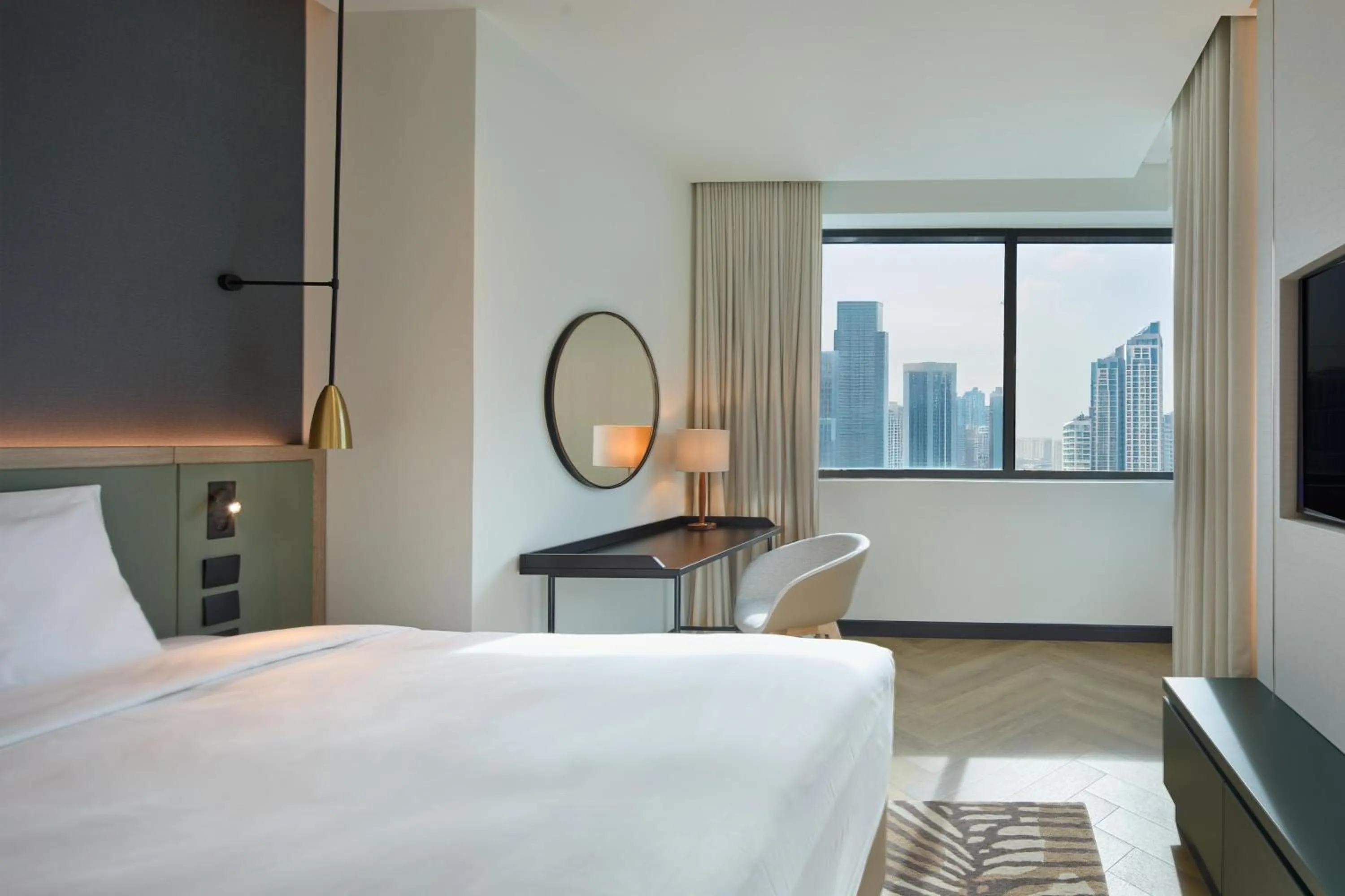 Bed in Radisson Blu Residence, Dubai Marina