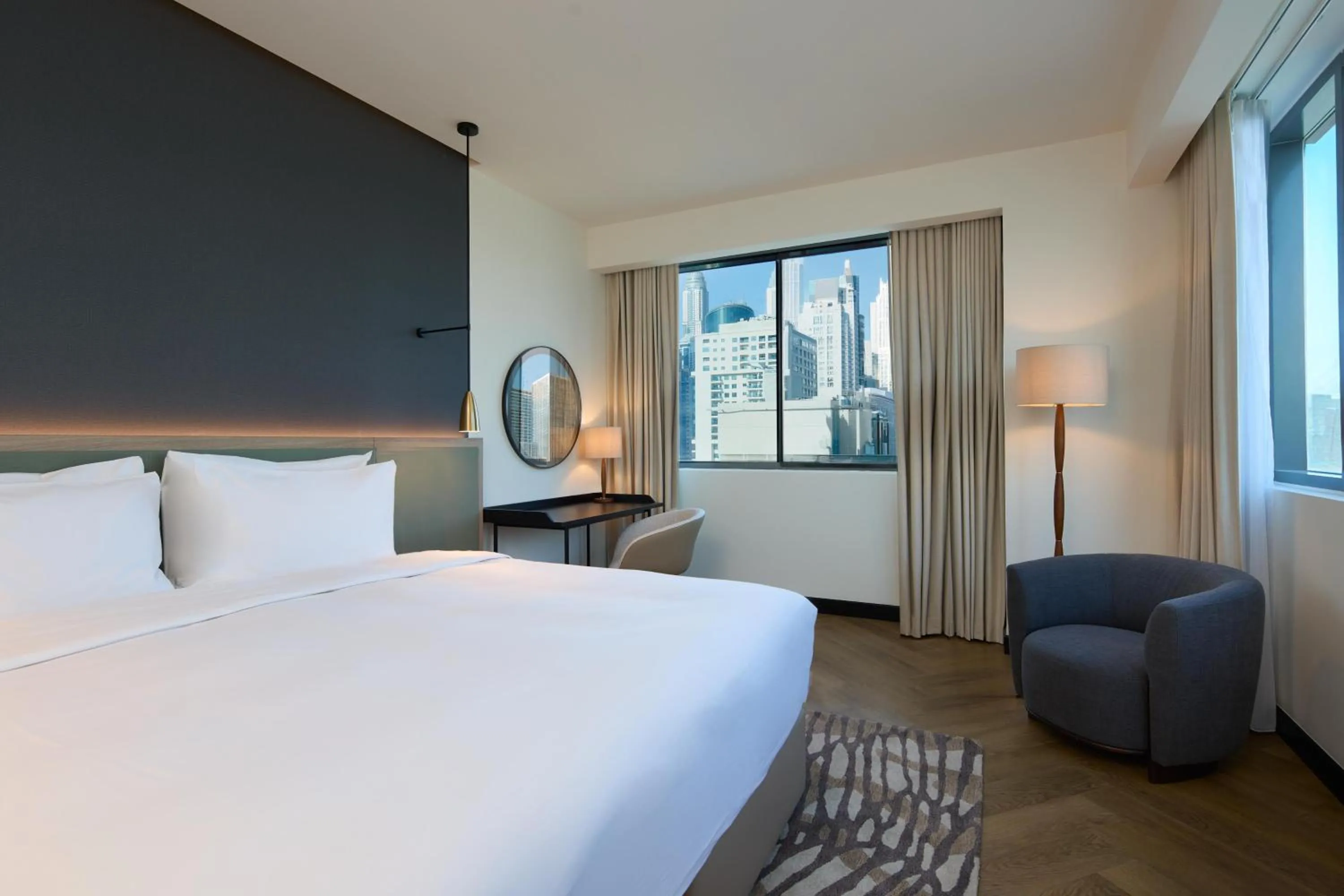 Bed in Radisson Blu Residence, Dubai Marina