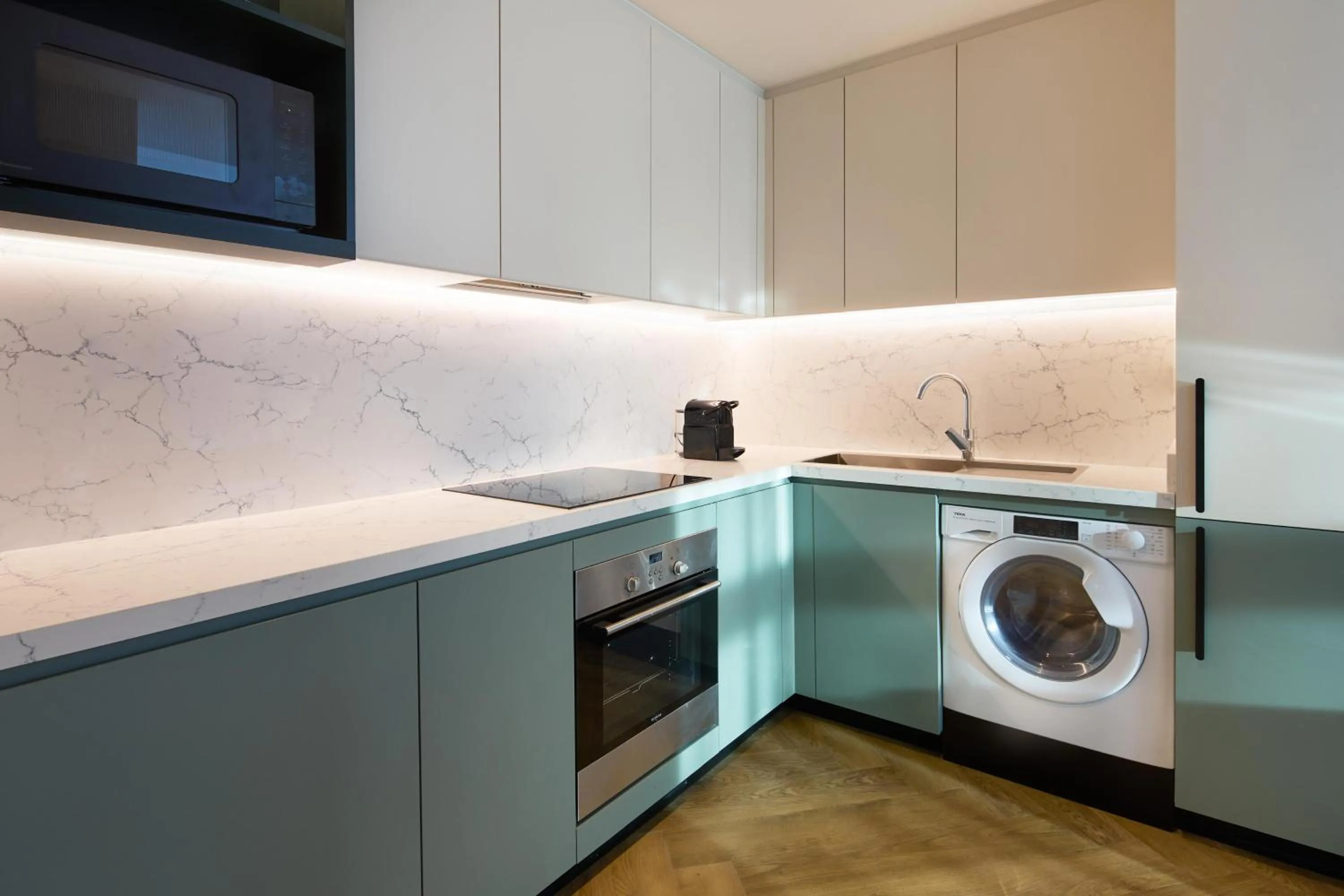 Kitchen or kitchenette in Radisson Blu Residence, Dubai Marina