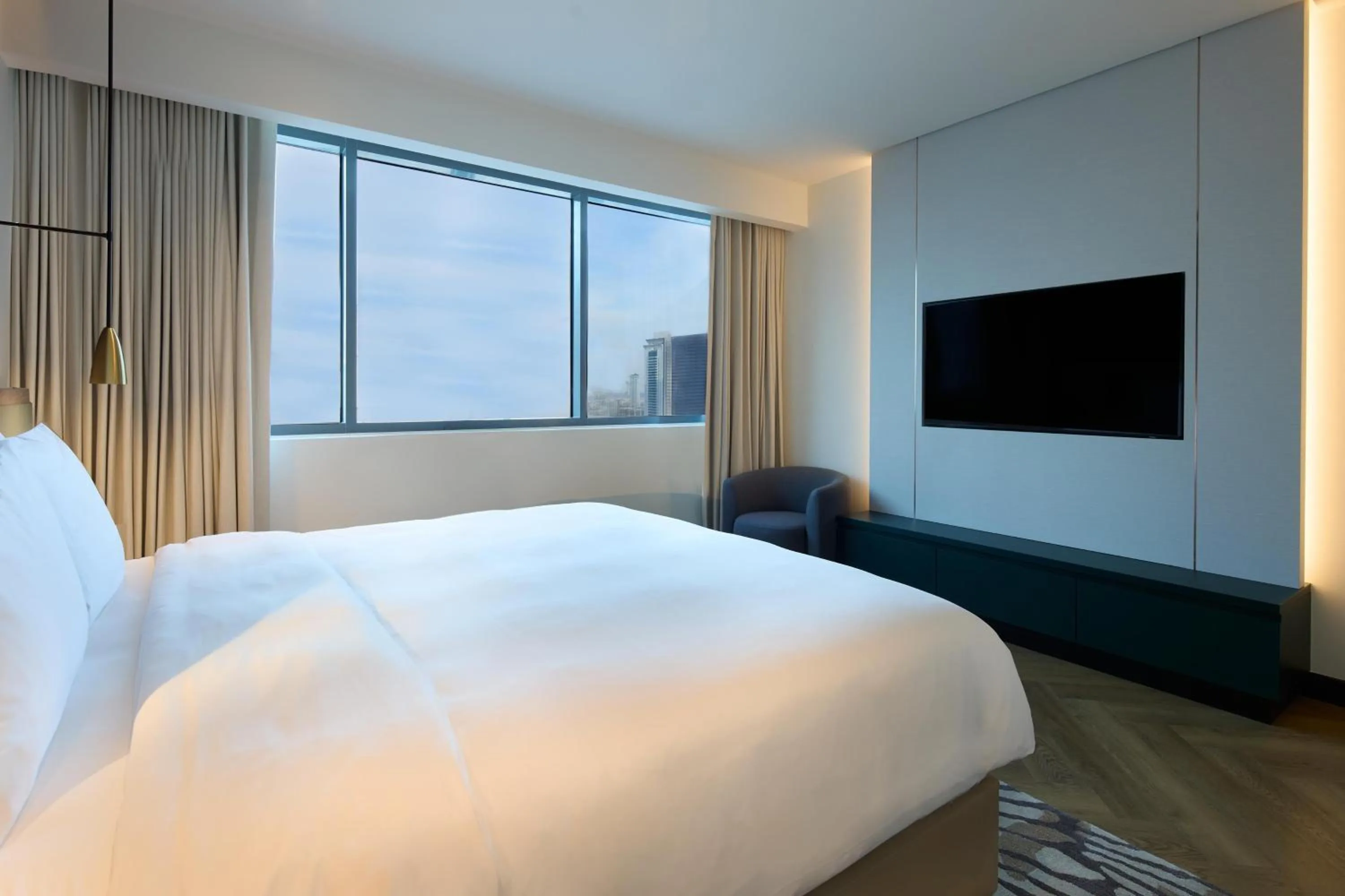Bed in Radisson Blu Residence, Dubai Marina