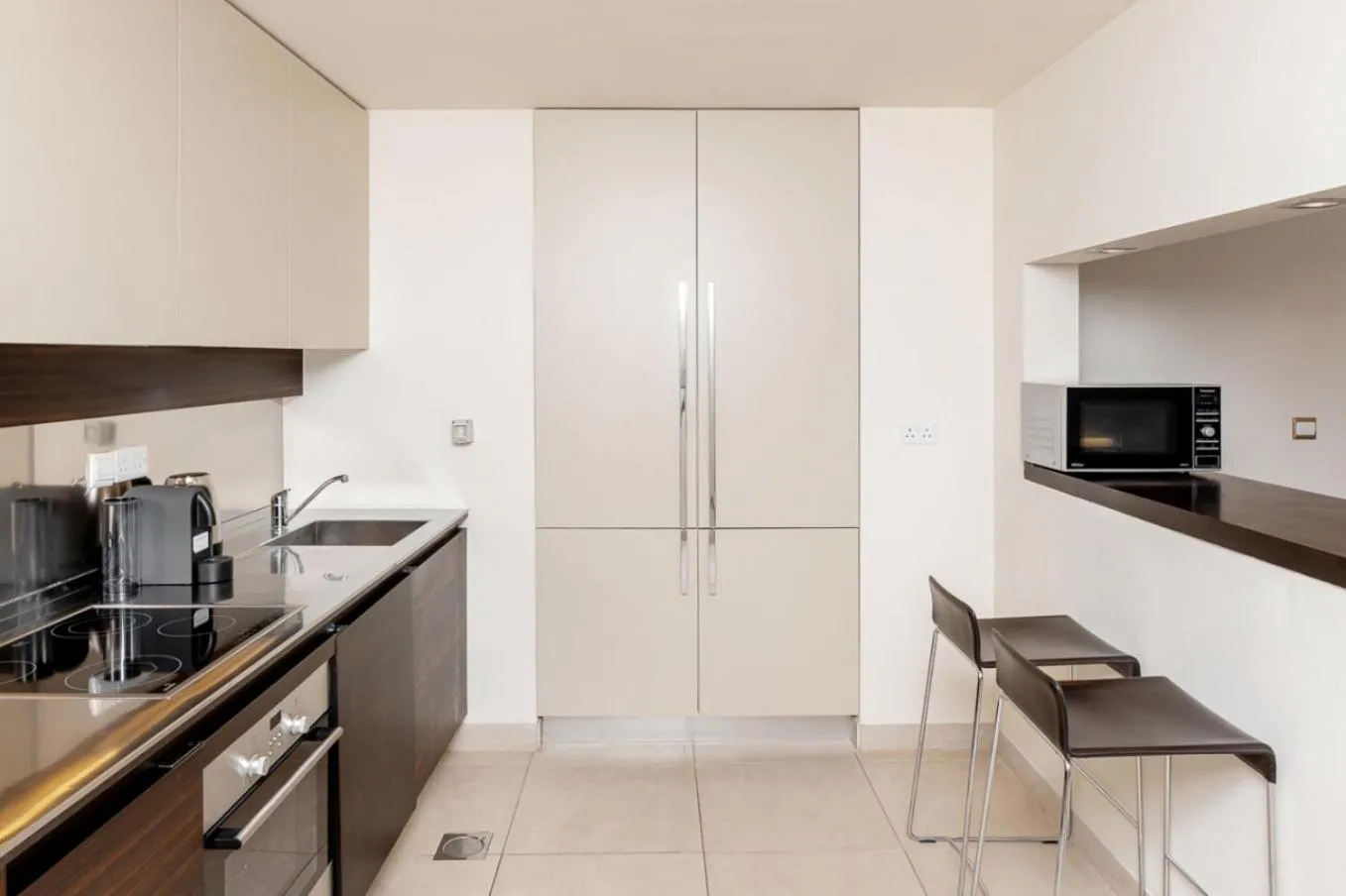 kitchen in Radisson Blu Residence, Dubai Marina