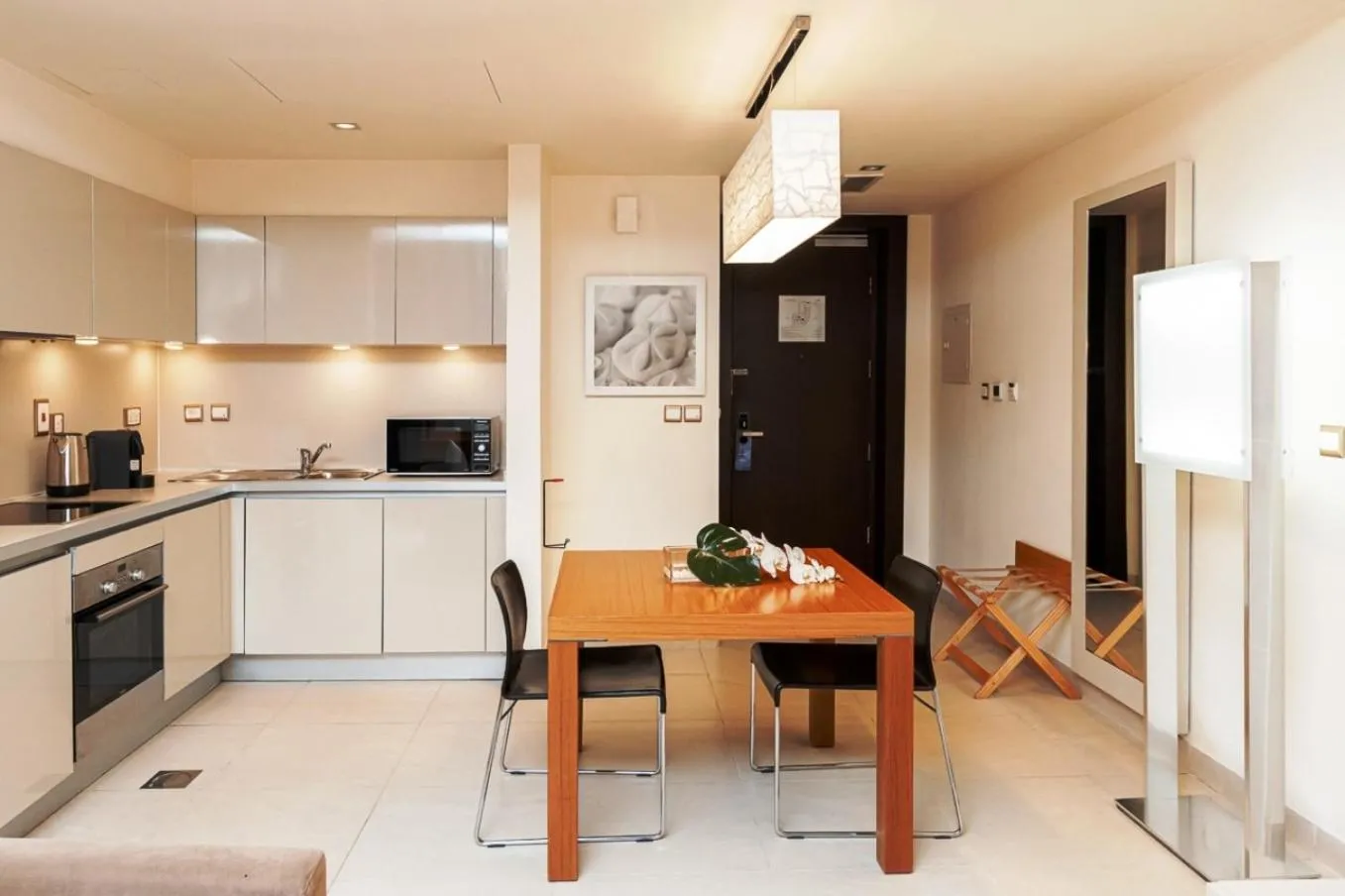 Dining area in Radisson Blu Residence, Dubai Marina