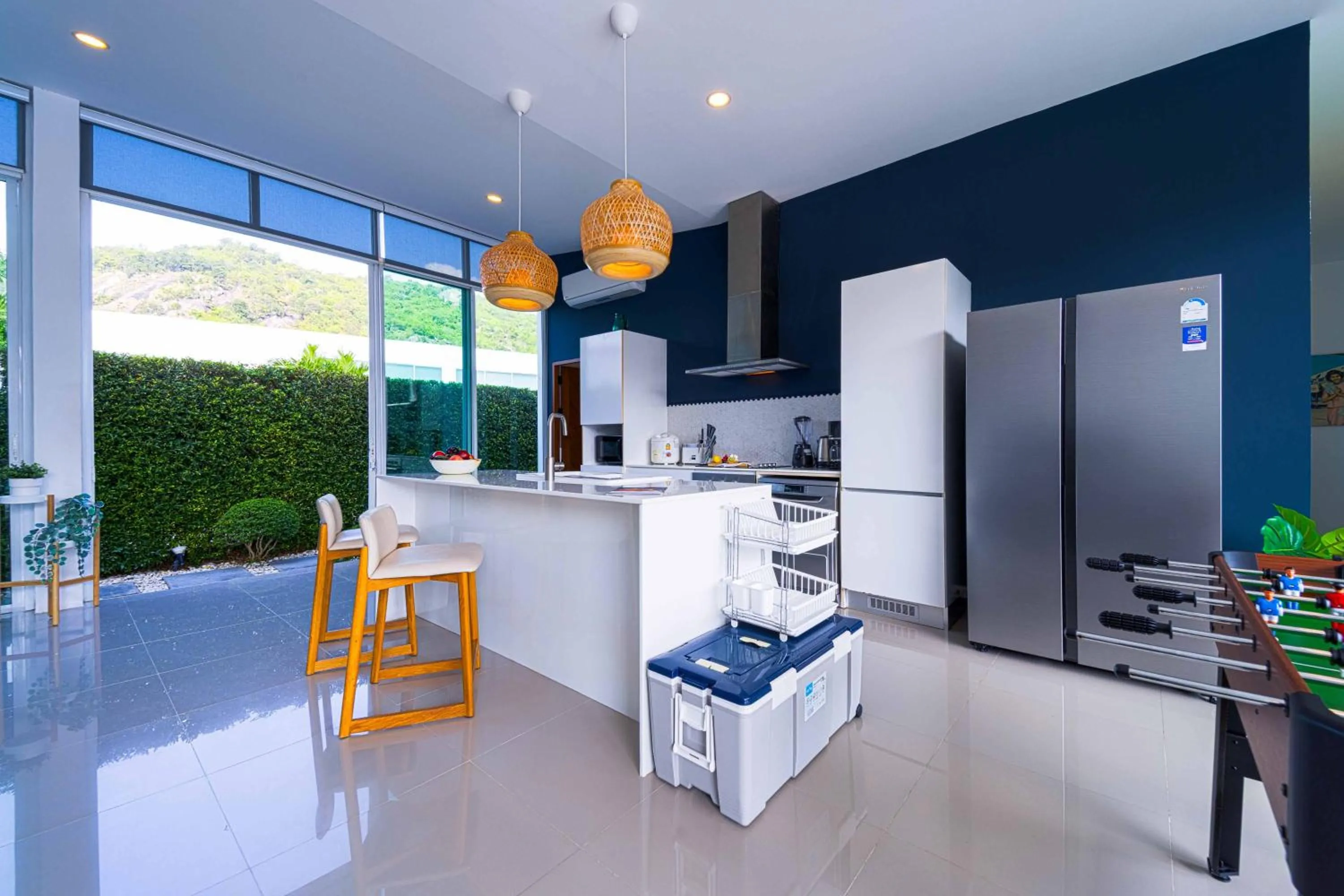 Kitchen or kitchenette in Harmony Villa 5 Bedroom Modern Pool Villa - KH-A7