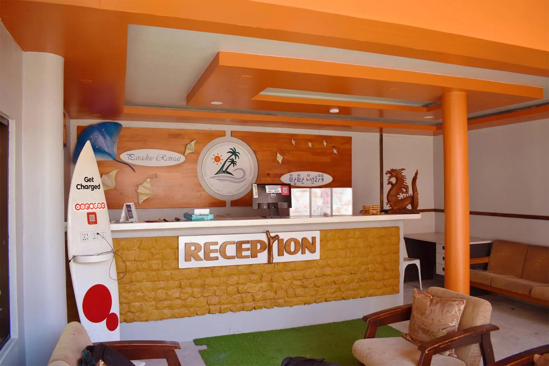 Lobby or reception in Paradise Retreat, Maafushi
