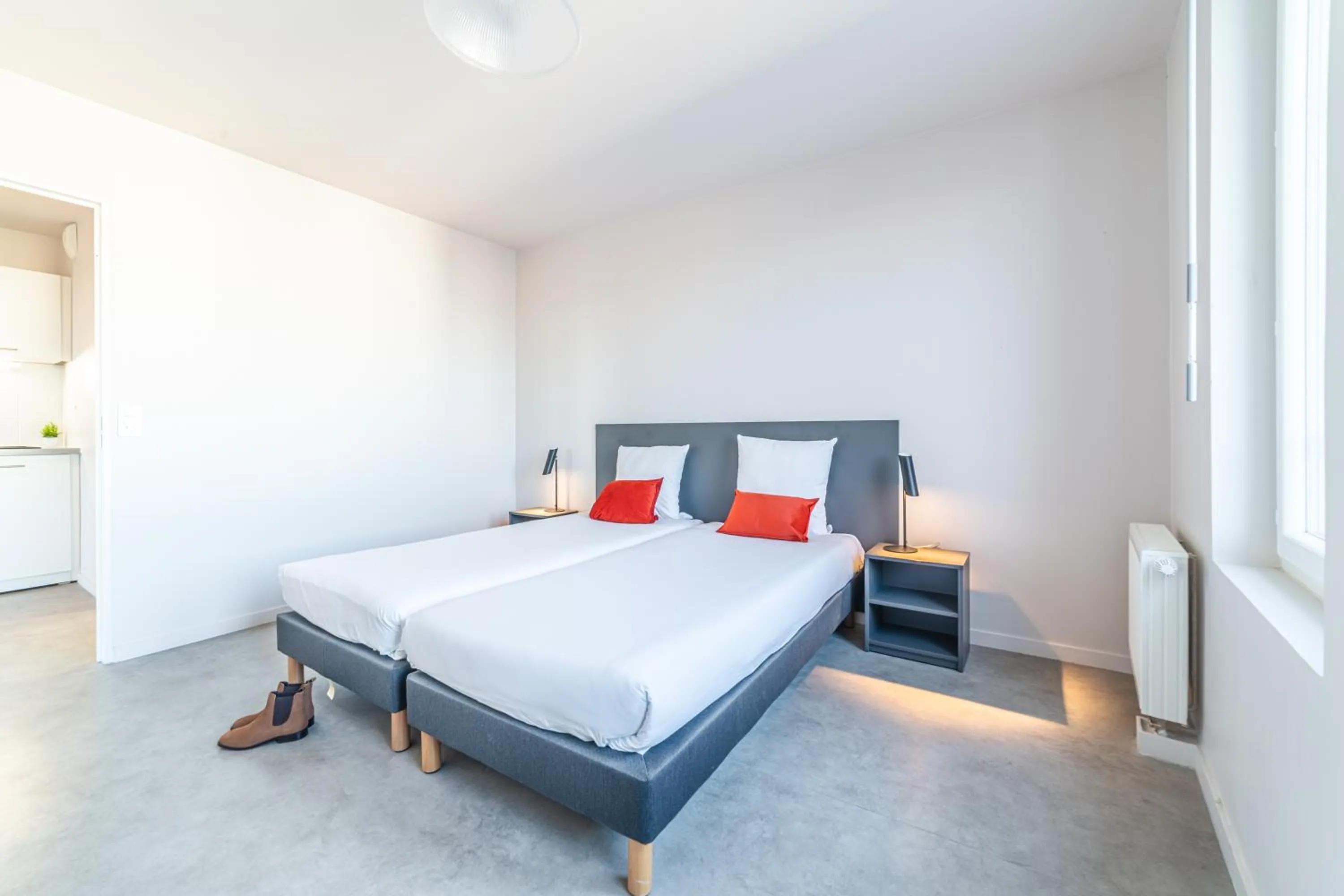 Bed in Break & Home Campus Condorcet - La Maison des chercheurs Appart'Hôtel