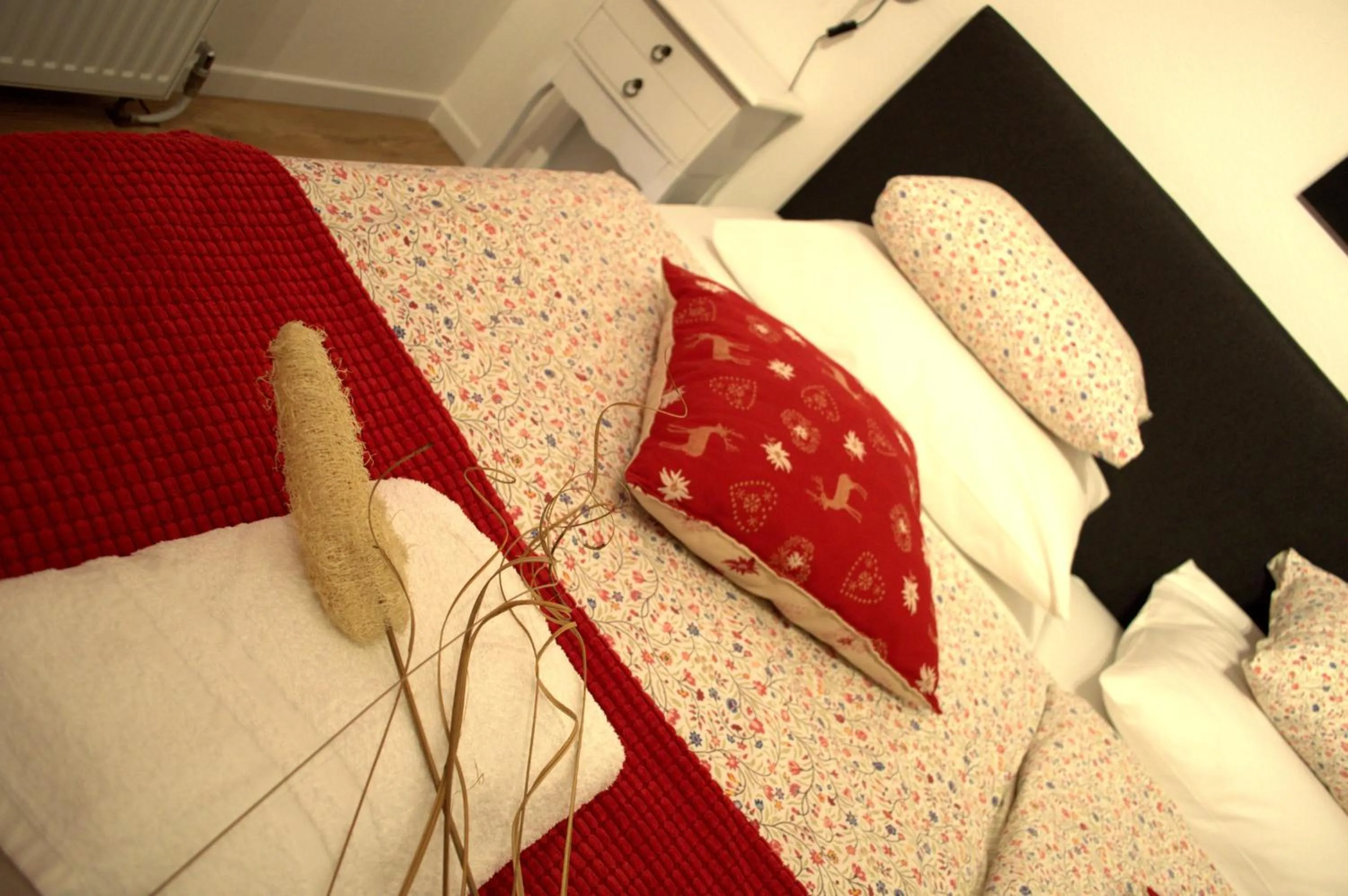 Decorative detail, Bed in Haus Susanne