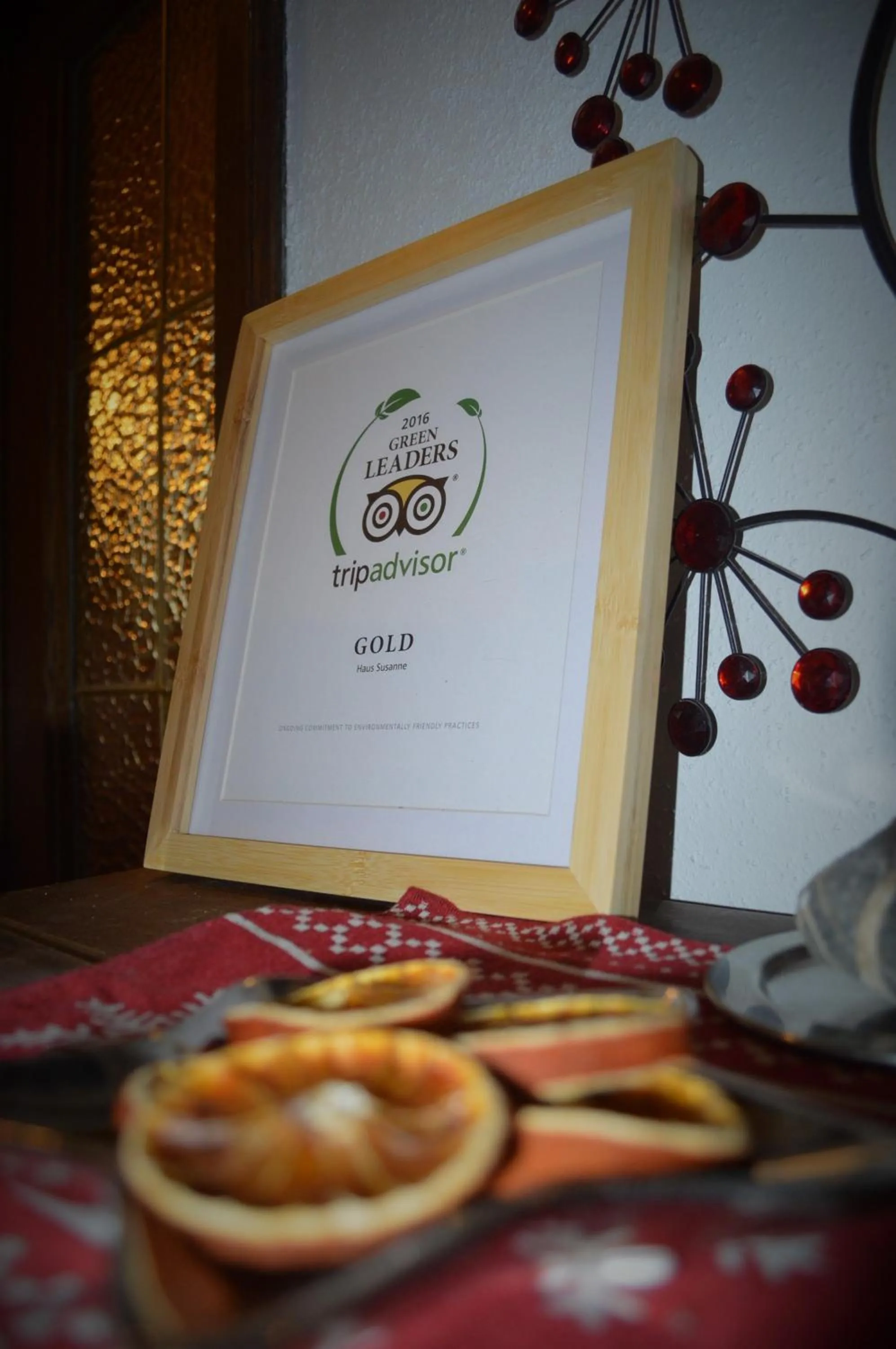 Lobby or reception in Haus Susanne