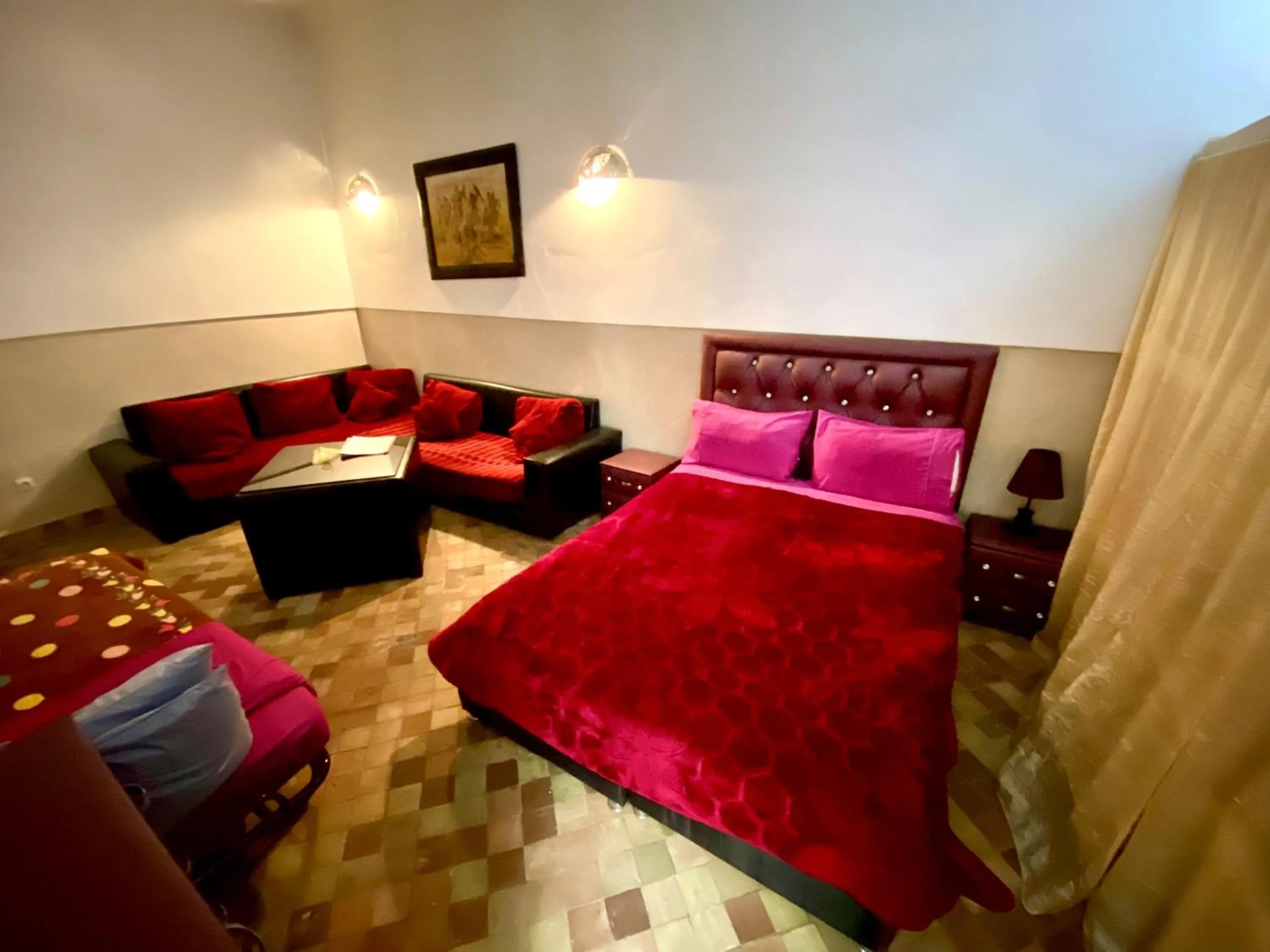 Bedroom in Riad Mandalay