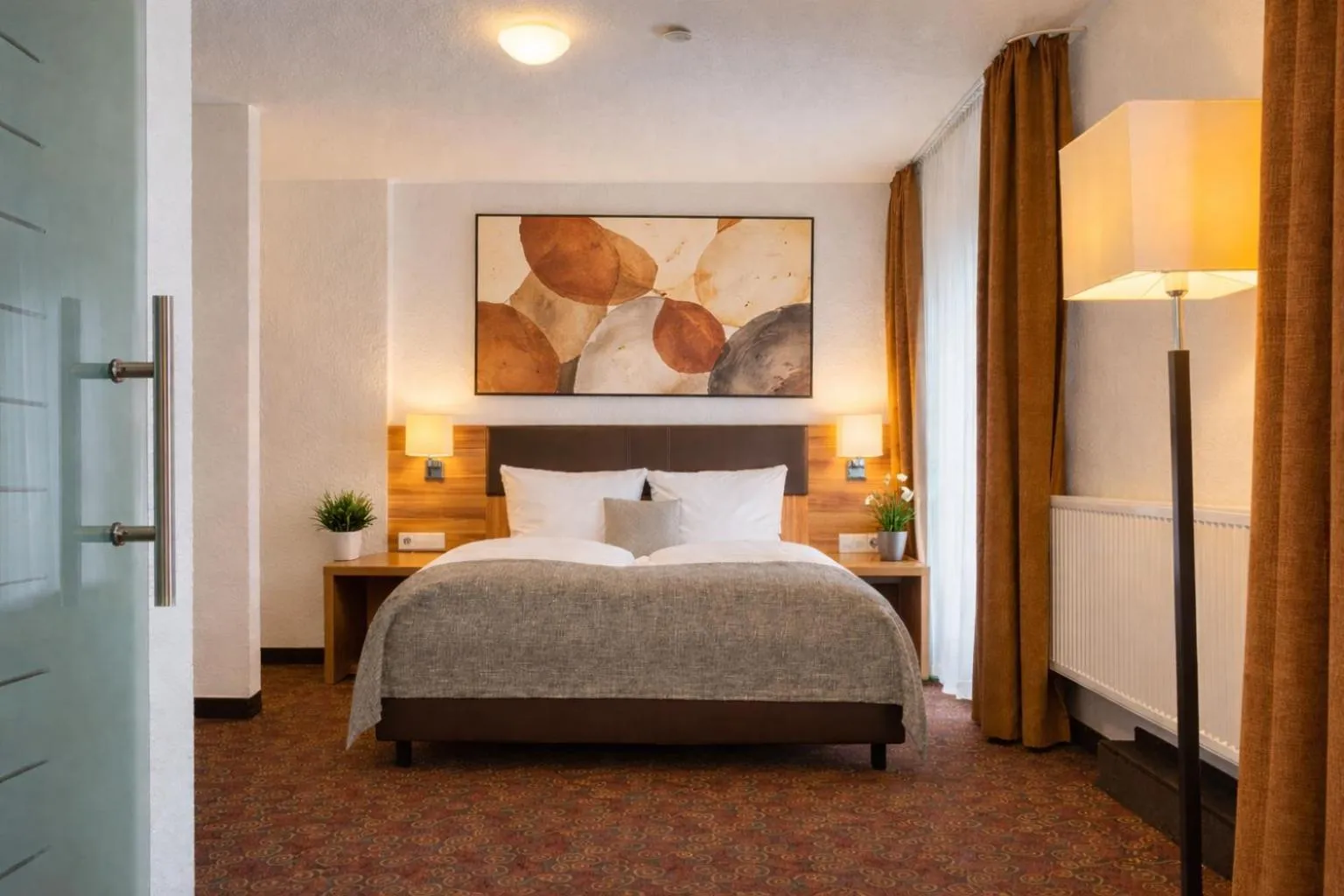 Bed in Sautter Hotel Stuttgart City