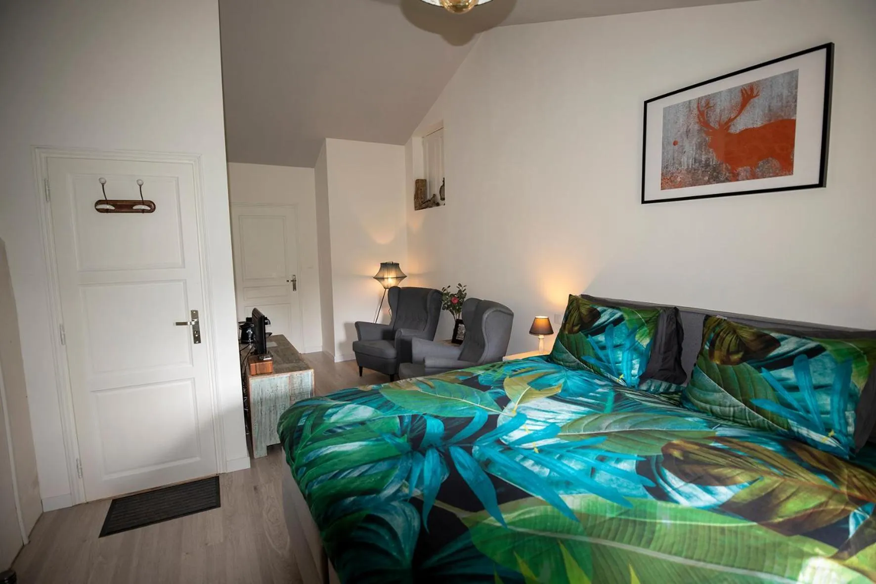 Bed in Moulin des Comtes - Chambre les Rochers