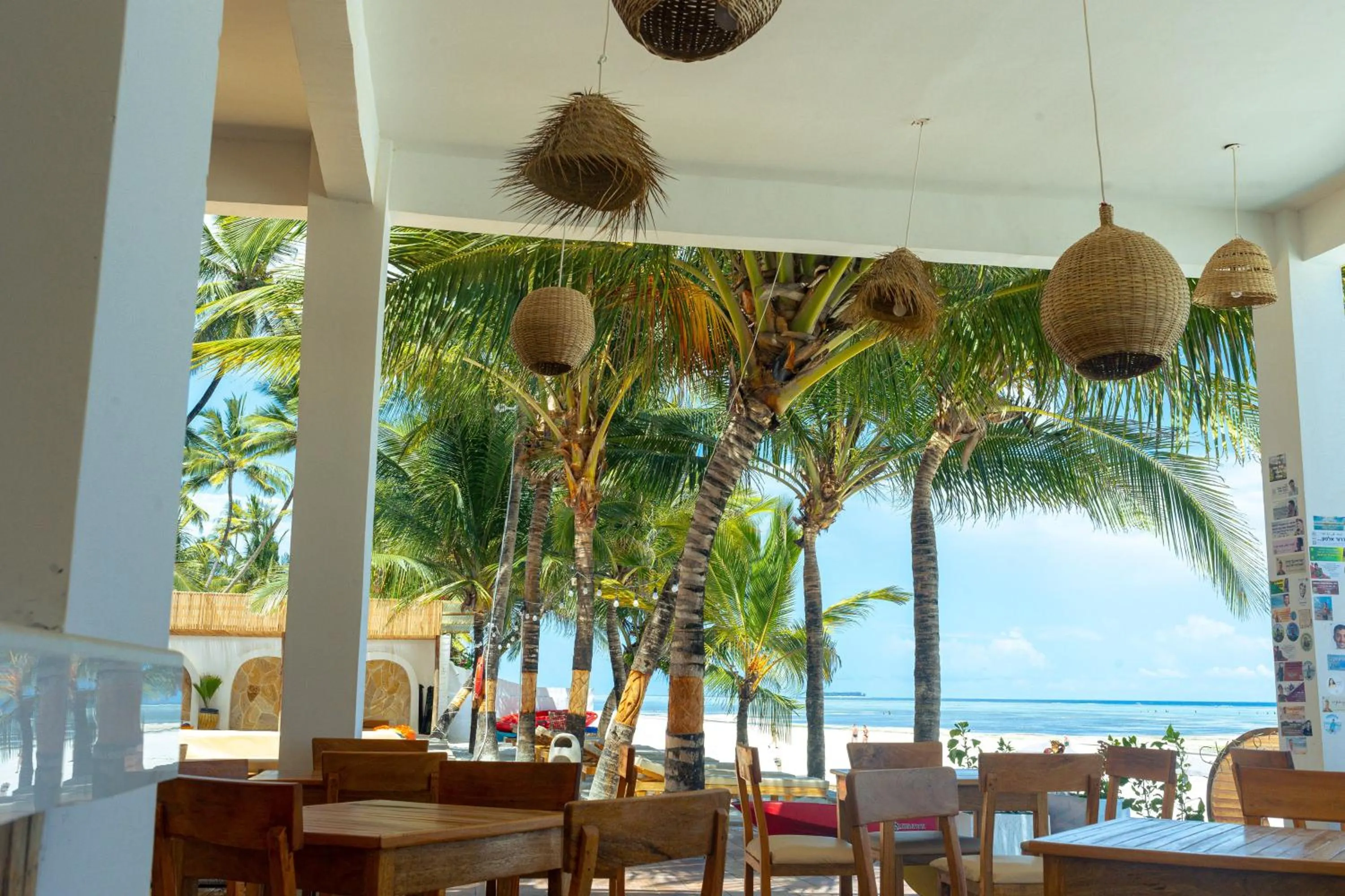 Seating area in Sky & Sand Zanzibar