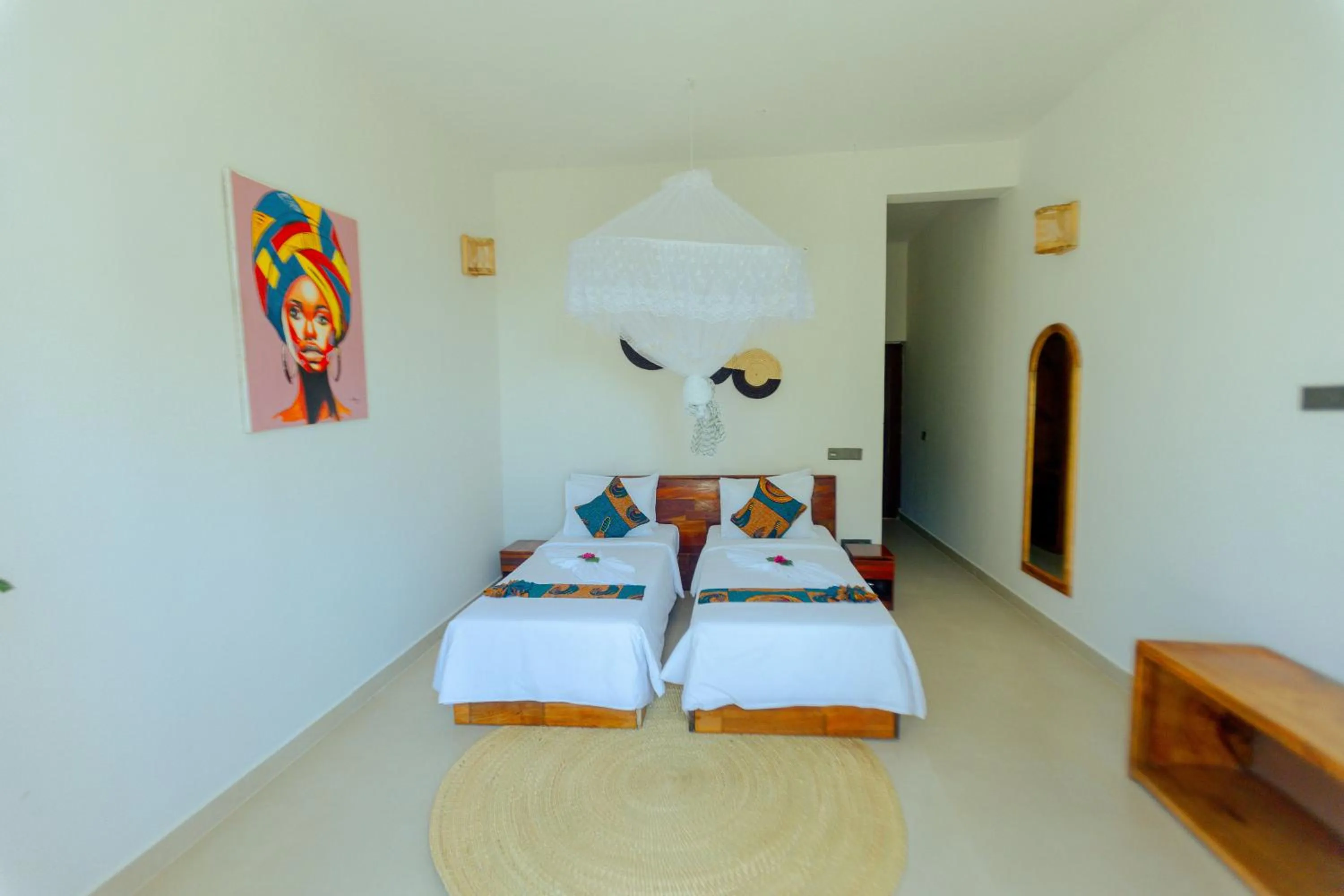 Bed in Sky & Sand Zanzibar