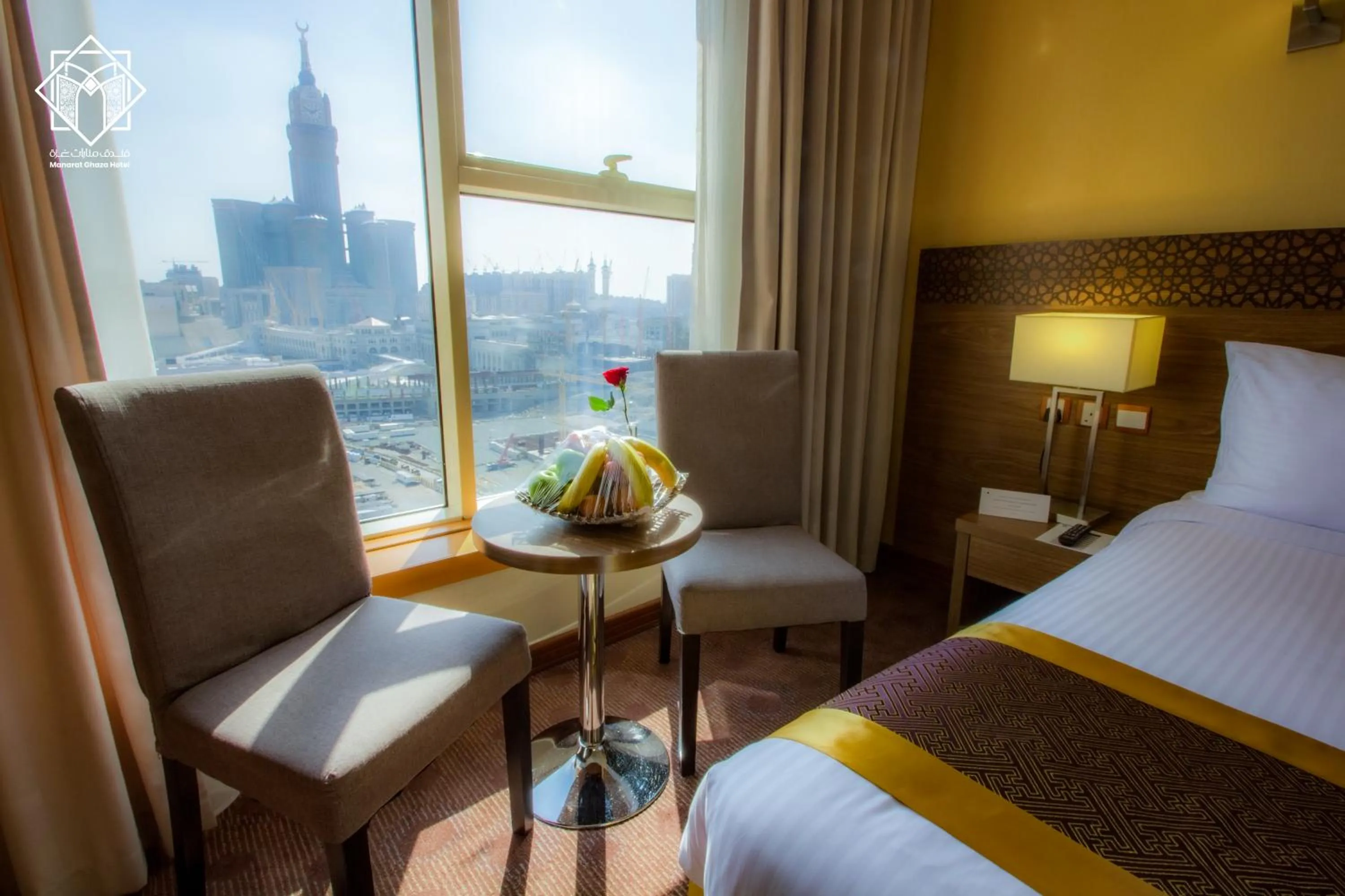 Bedroom, Bed in Manarat Gaza Hotel - Al Haram Tower