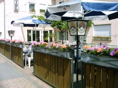 Patio in Hotel zur Eisenbahn
