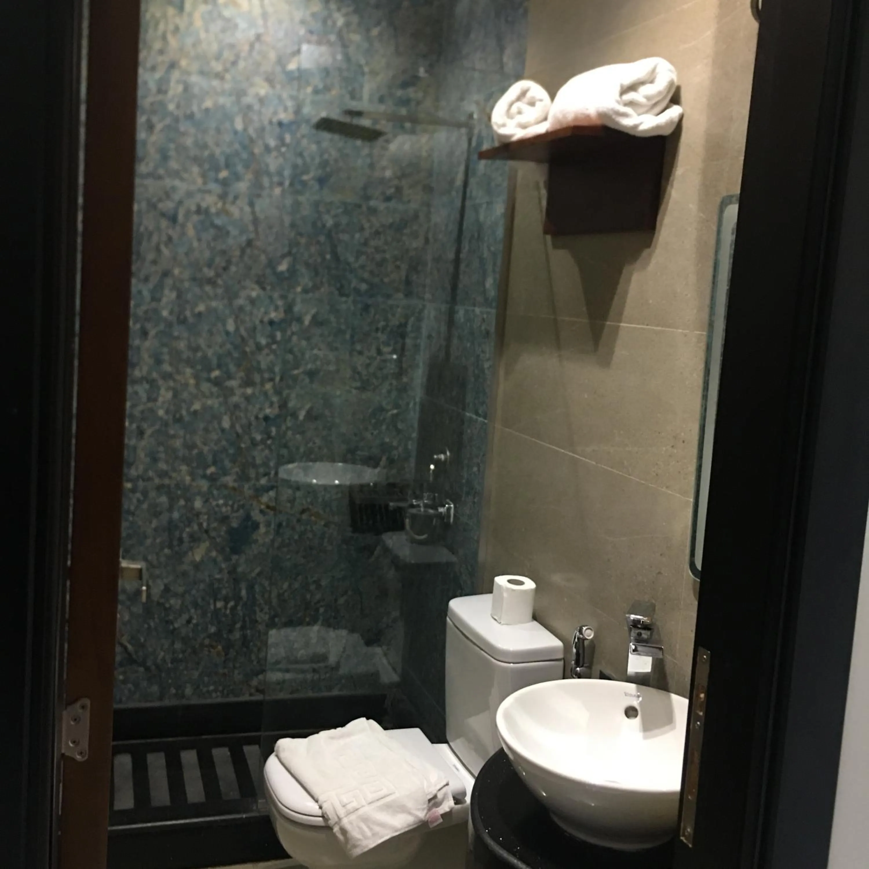 Bathroom in Museum Plaza