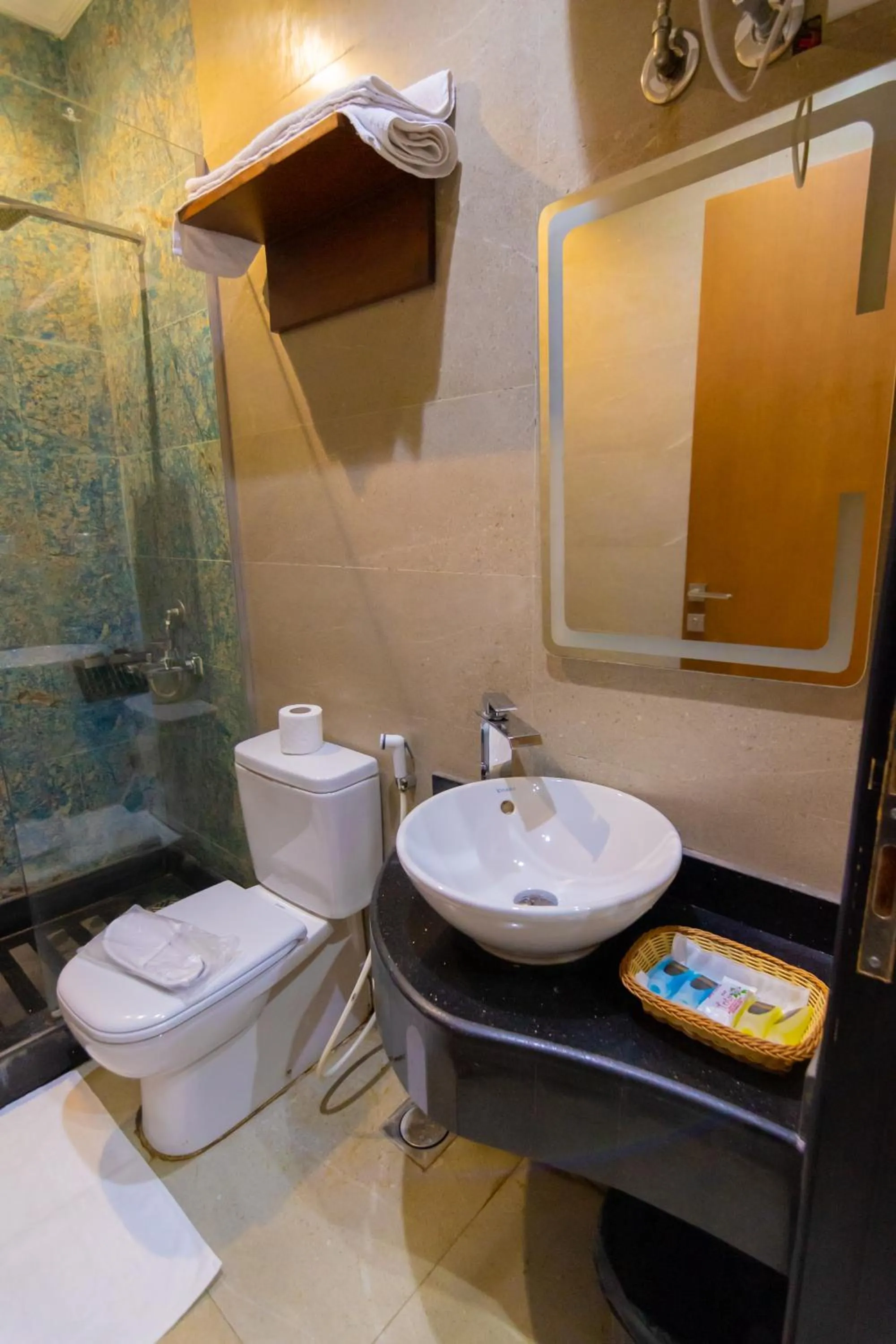 Bathroom in Museum Plaza