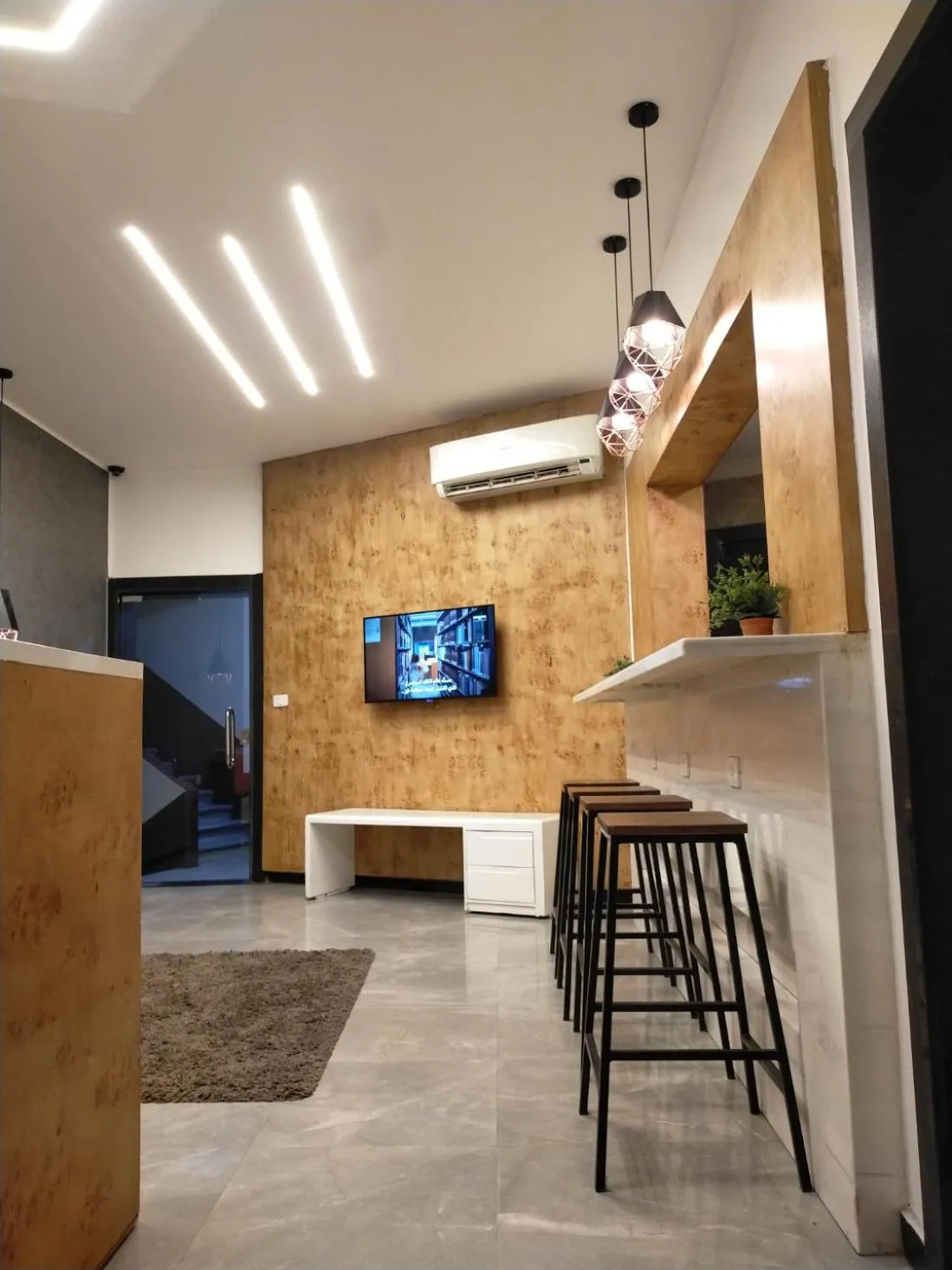 Lobby or reception in Museum Plaza