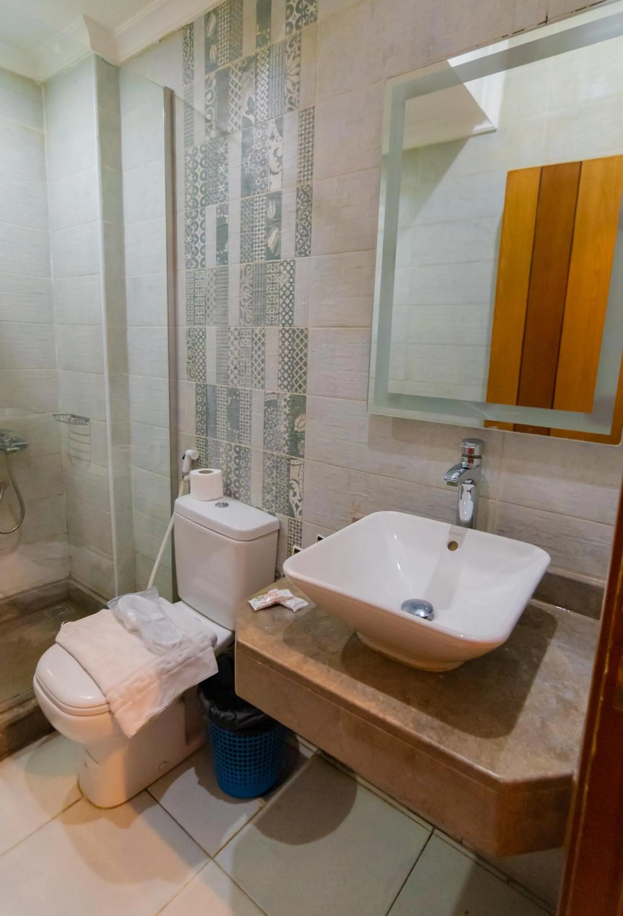 Bathroom in Museum Plaza