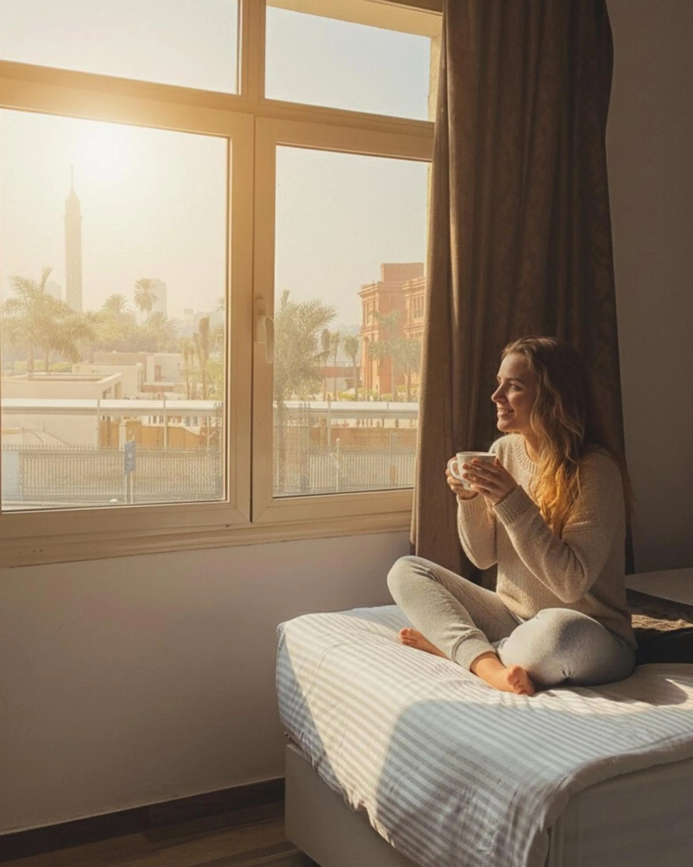 View (from property/room), Bed in Museum Plaza