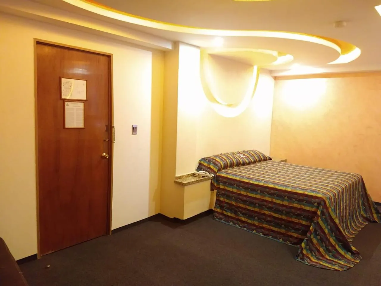 Bed in Hotel Siesta del Sur