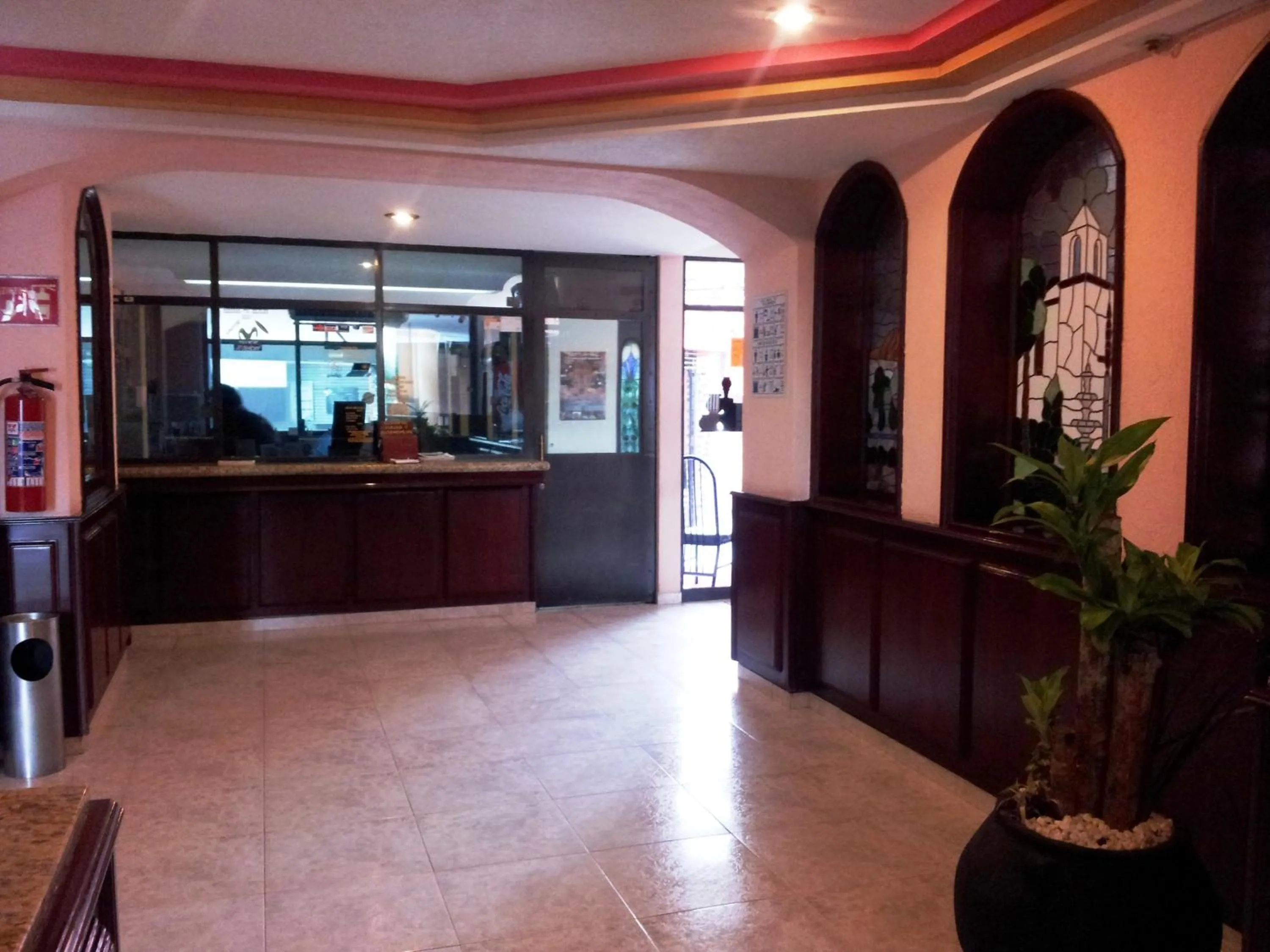 Lobby or reception in Hotel Siesta del Sur