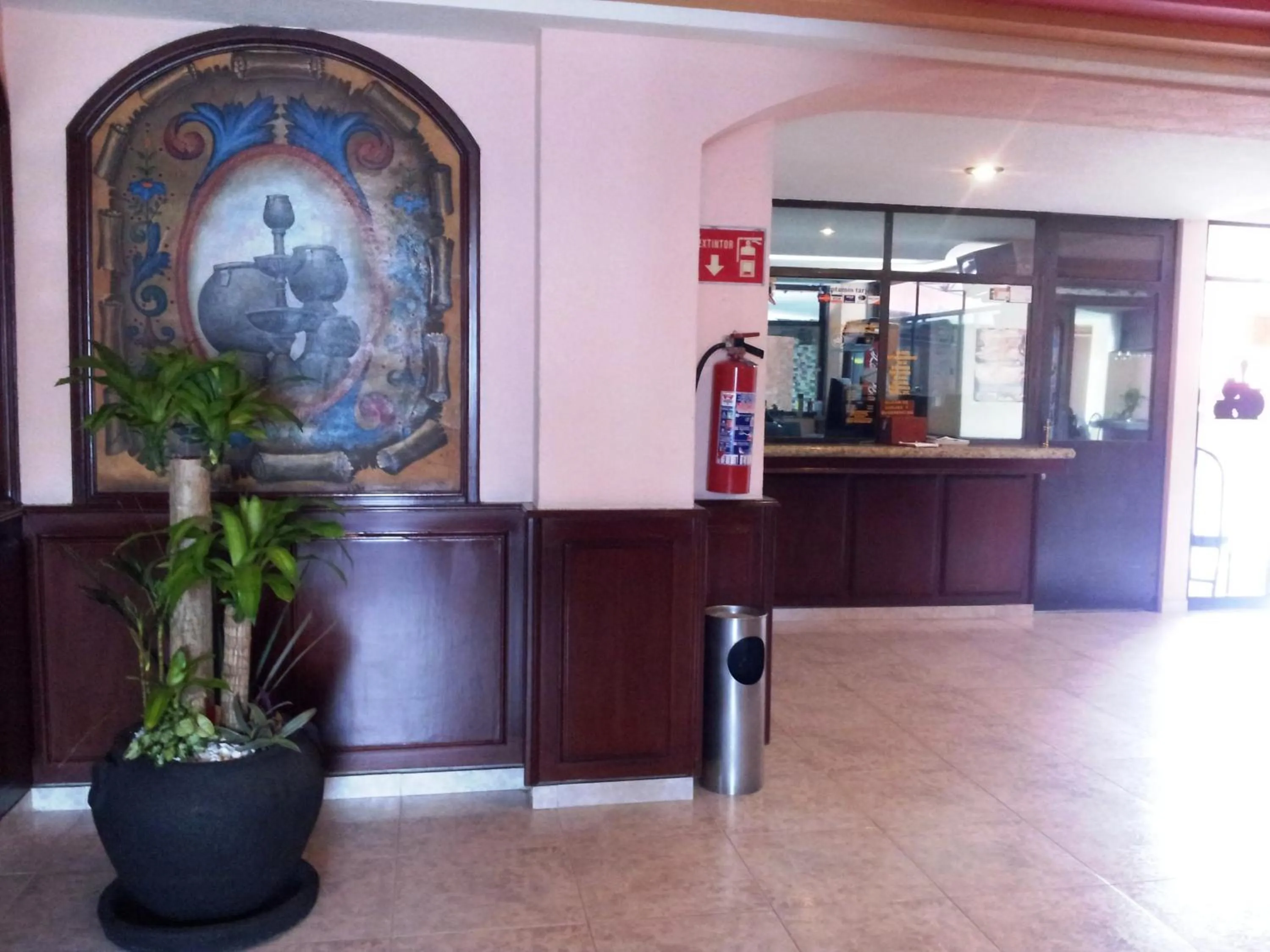 Lobby or reception in Hotel Siesta del Sur