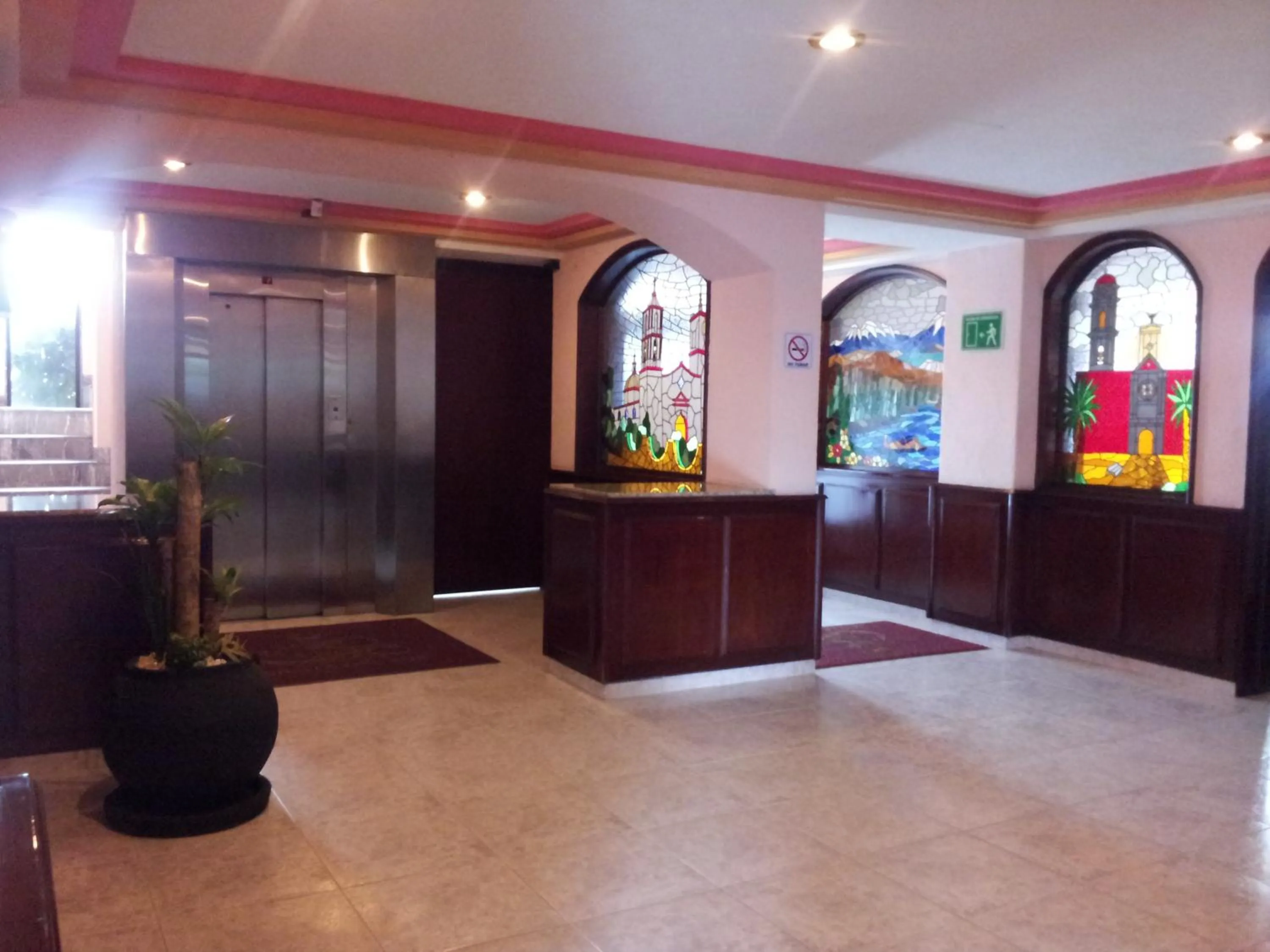 Lobby or reception in Hotel Siesta del Sur