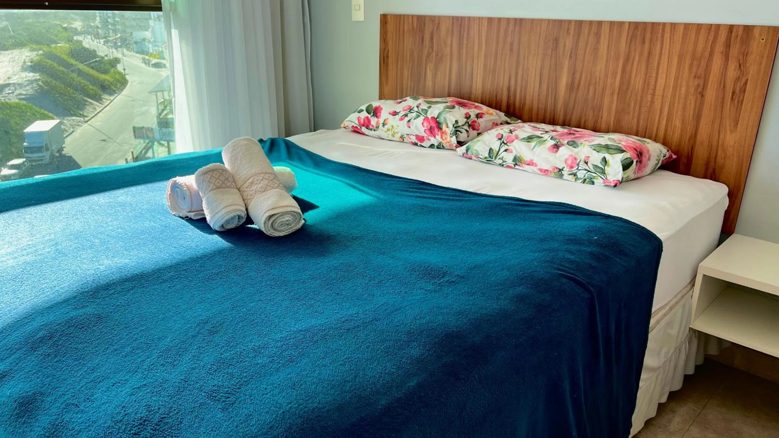 Bed in LOFT PRAIA GRANDE Vista Mar