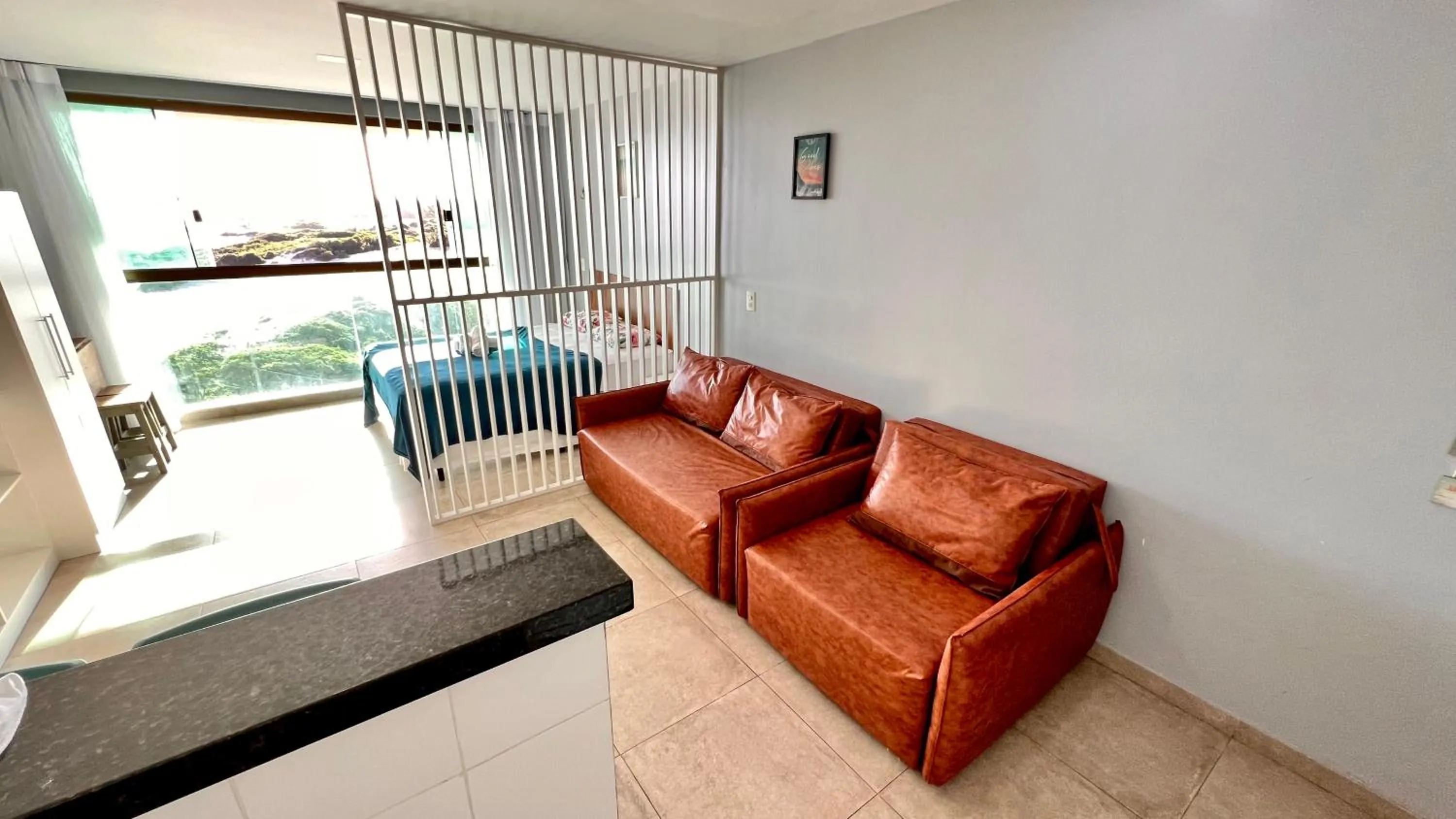 Living room in LOFT PRAIA GRANDE Vista Mar