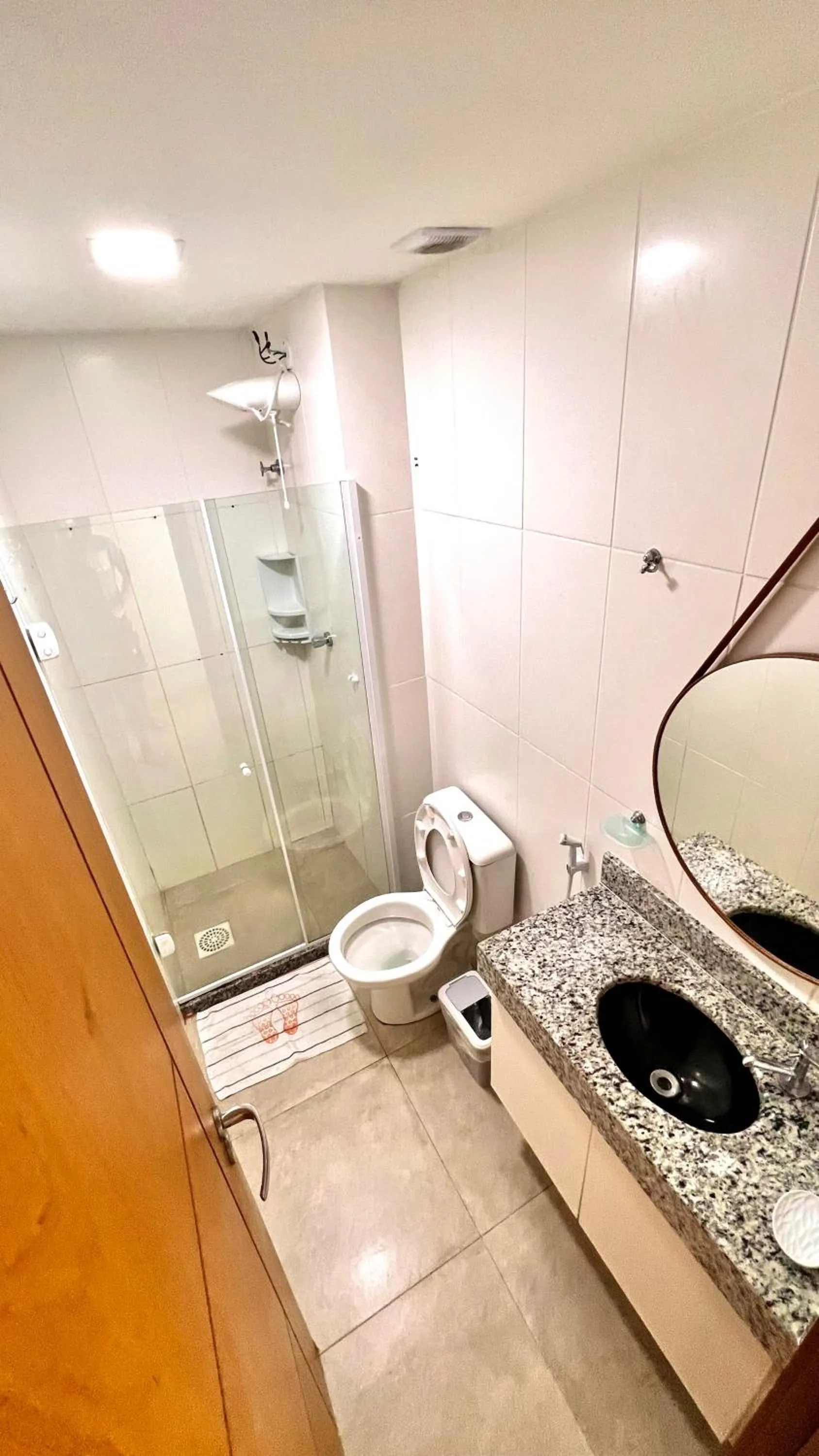 Bathroom in LOFT PRAIA GRANDE Vista Mar