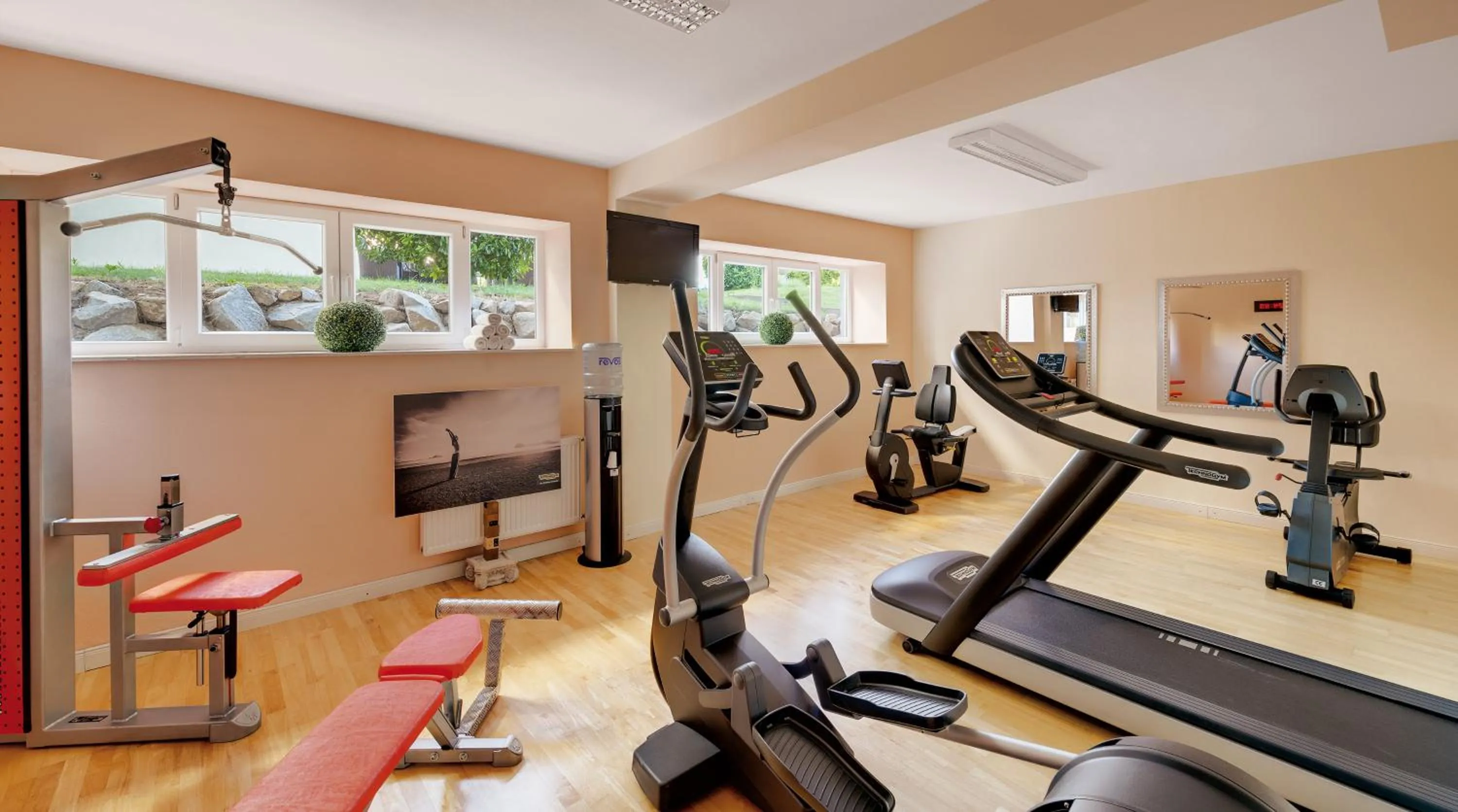 Fitness centre/facilities in Hotel Villa Medici