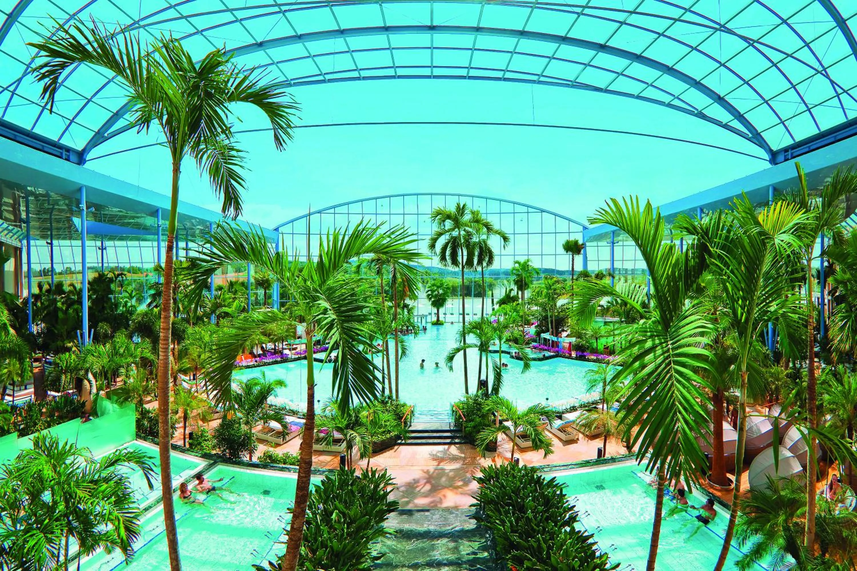 Pool view in Hotel Leo Mühlhausen